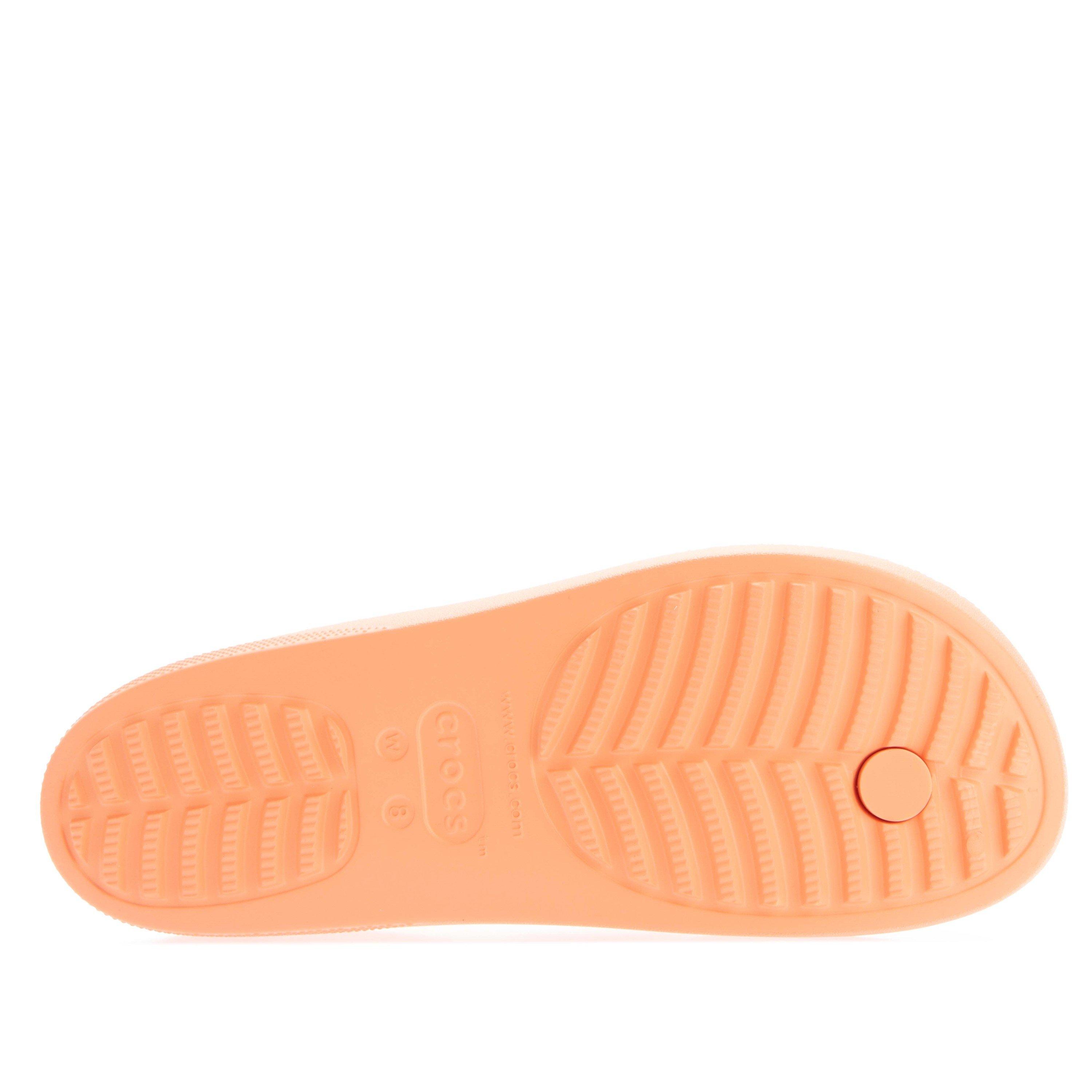 Papaya - Crocs - Crocs Classic Platform Flip Flop - 5