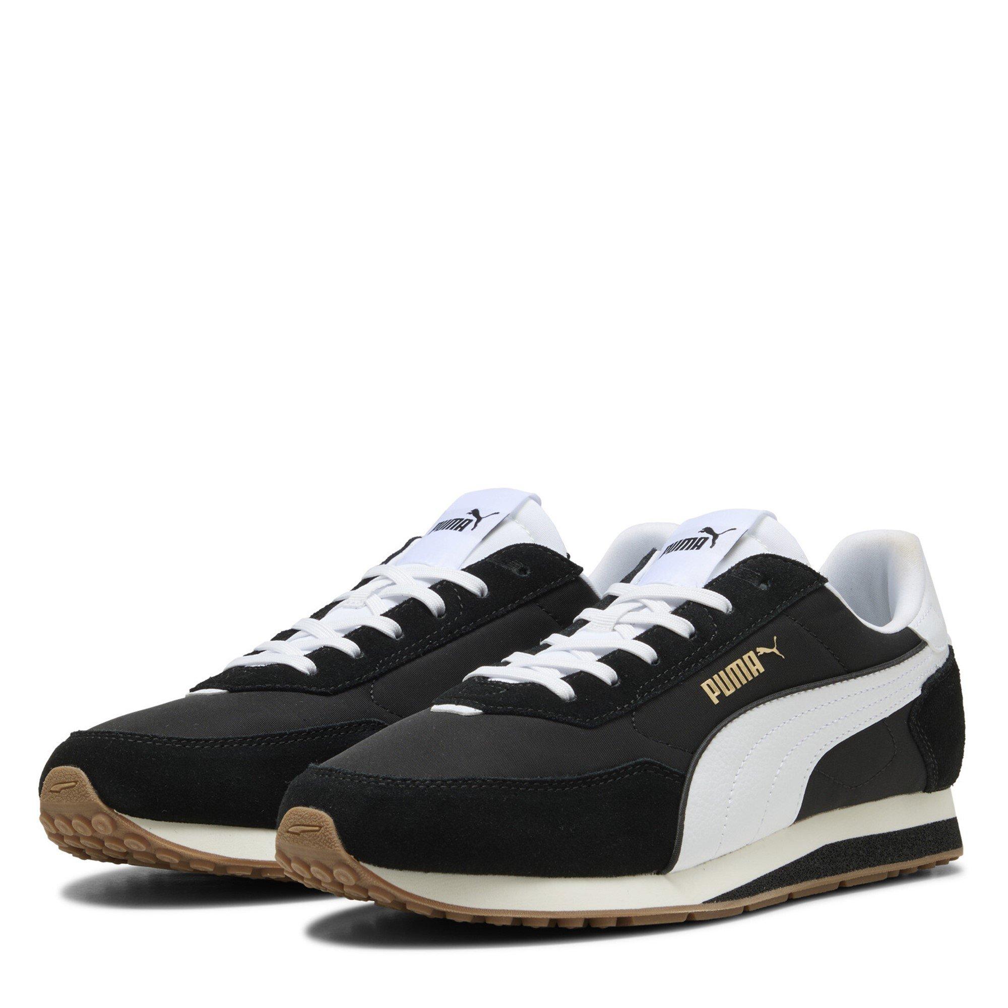Puma Men's St Miler Sneakers - Black/White - 9 (43)
