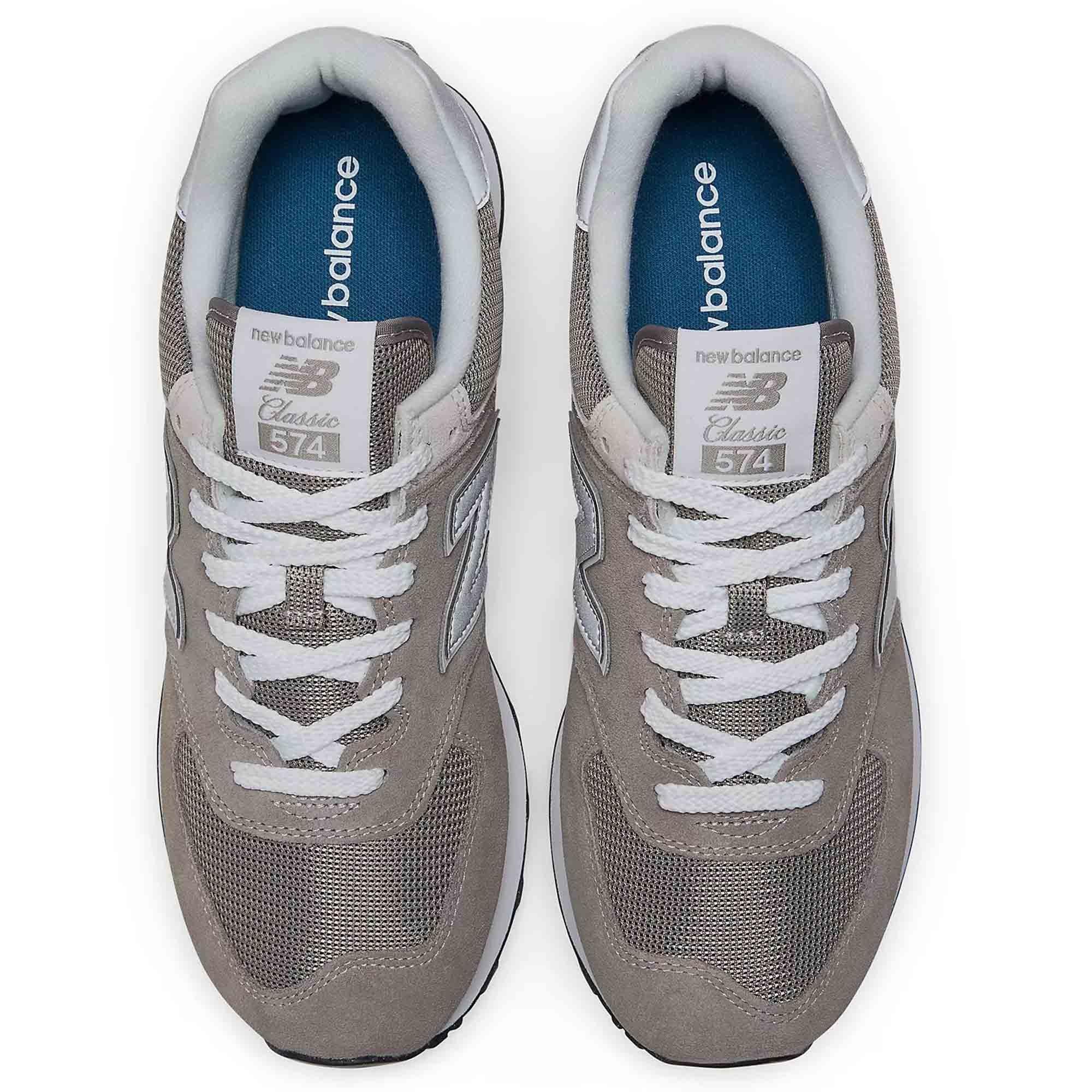 Grey - New Balance - 574 Mens Shoes - 4