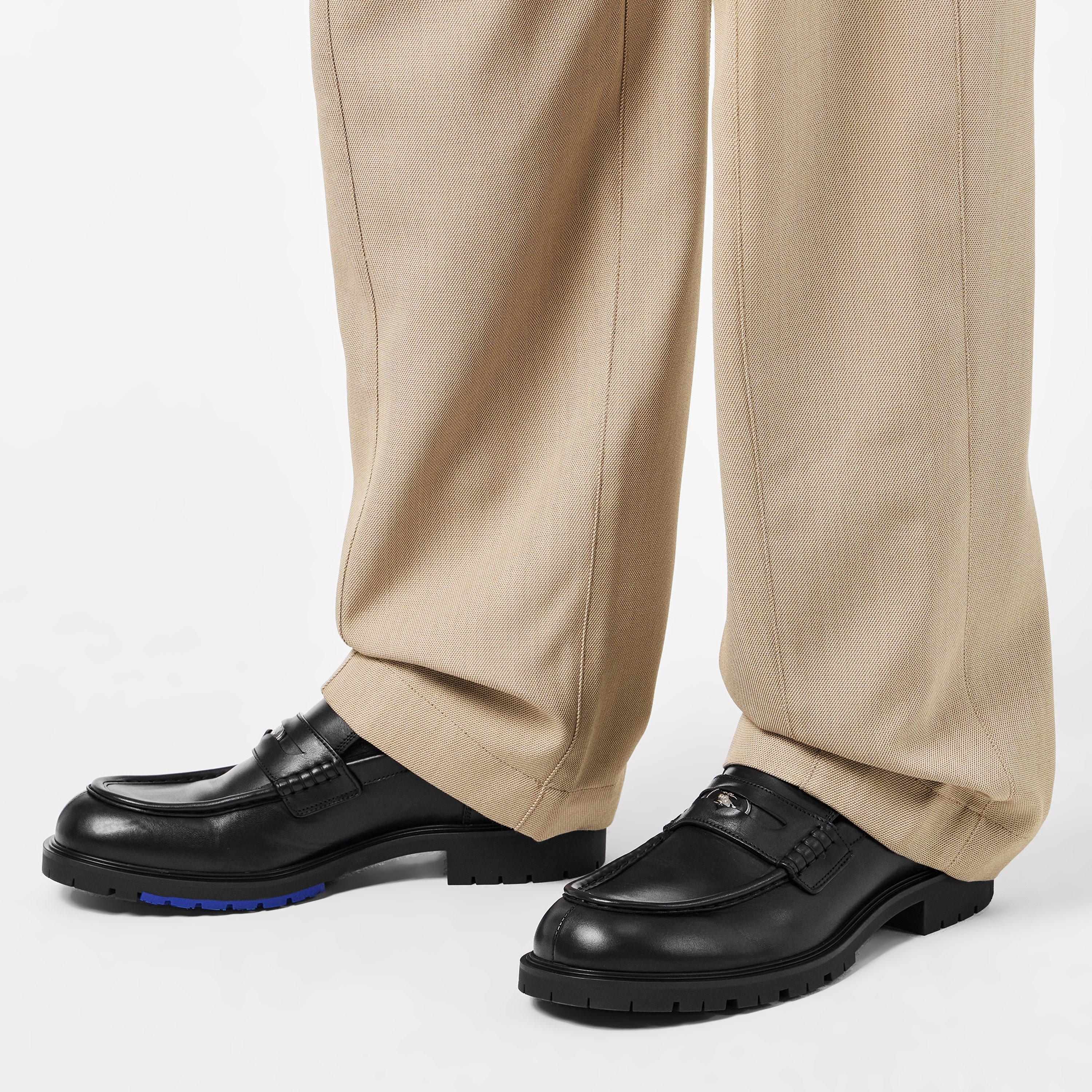 Black - Burberry - Men's Burb Rogue Loafers - 3