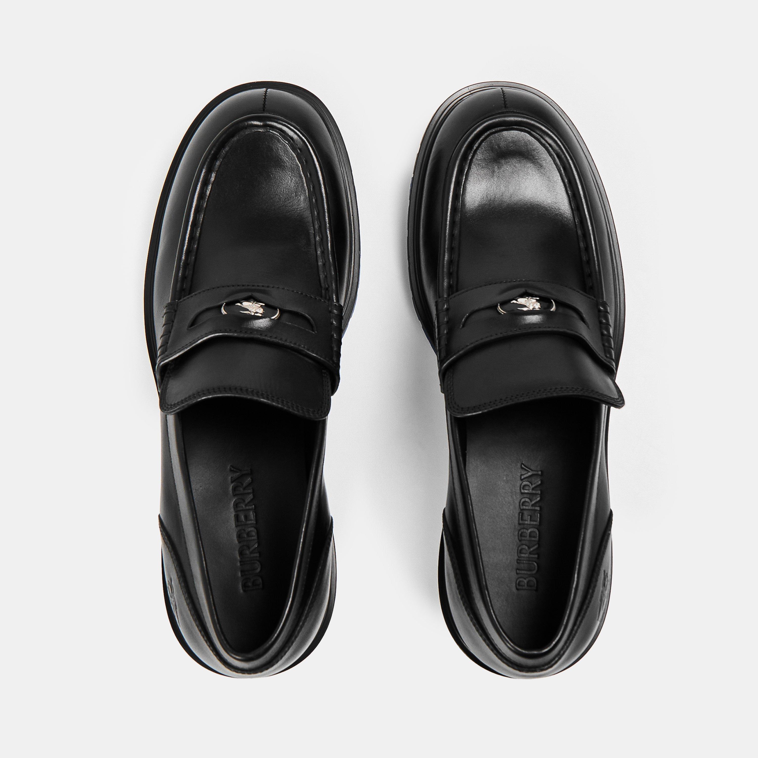 Black - Burberry - Men's Burb Rogue Loafers - 5