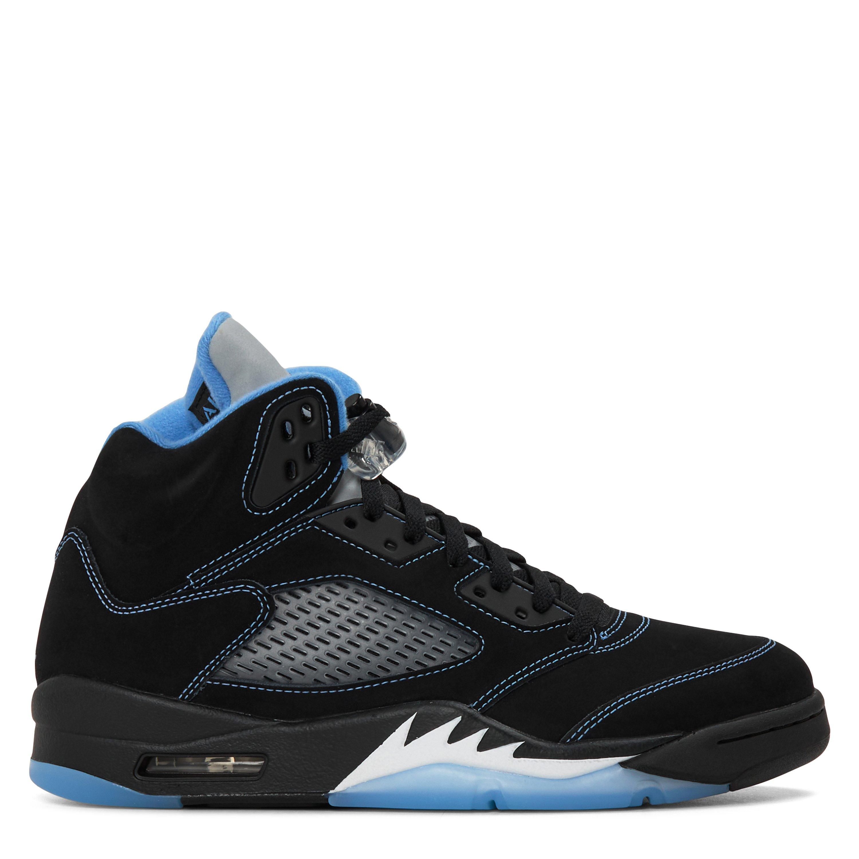 Black/Uni Blue - Air Jordan - Air Jor AJ5 Blk Caro Sn64 - 1