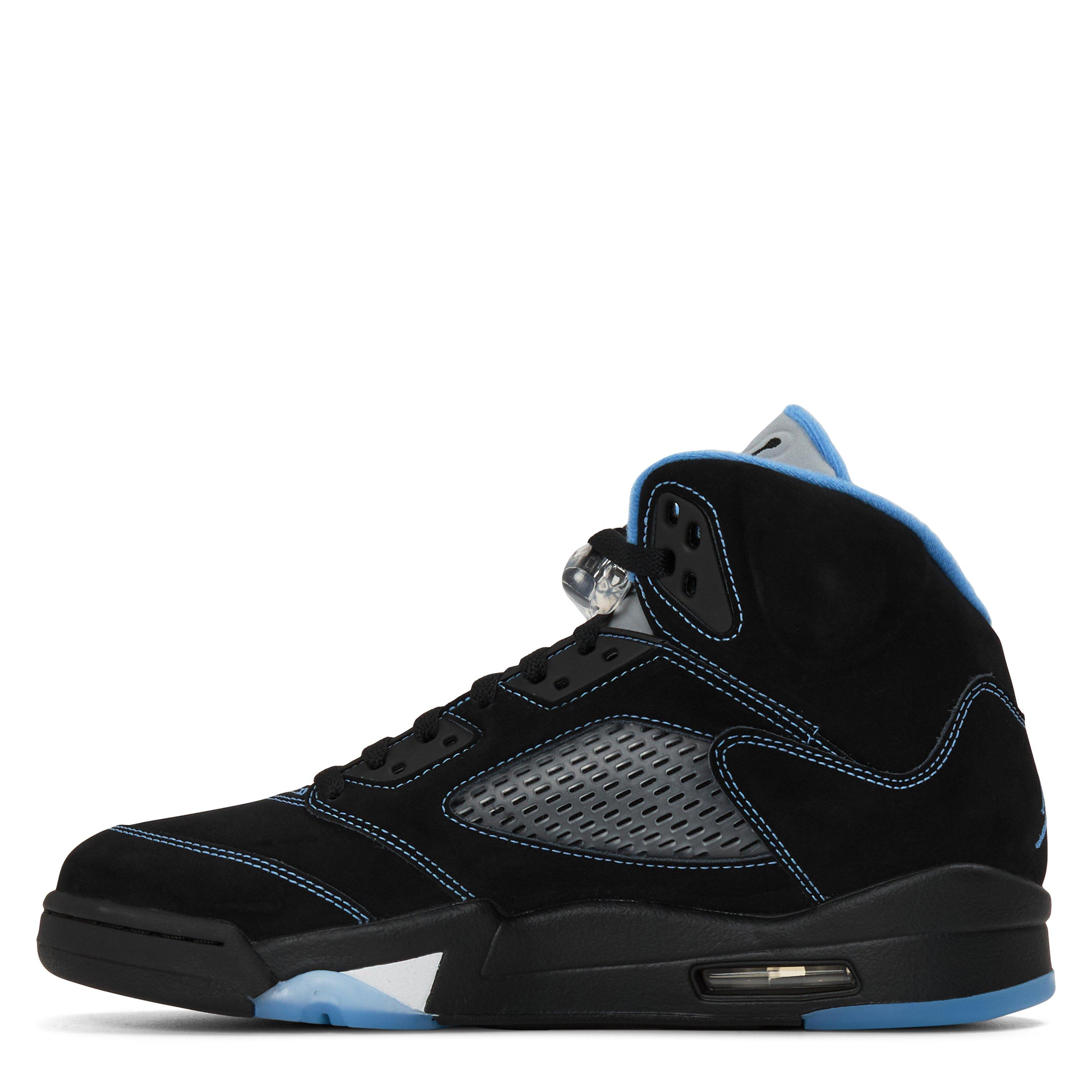 Black/Uni Blue - Air Jordan - Air Jor AJ5 Blk Caro Sn64 - 2