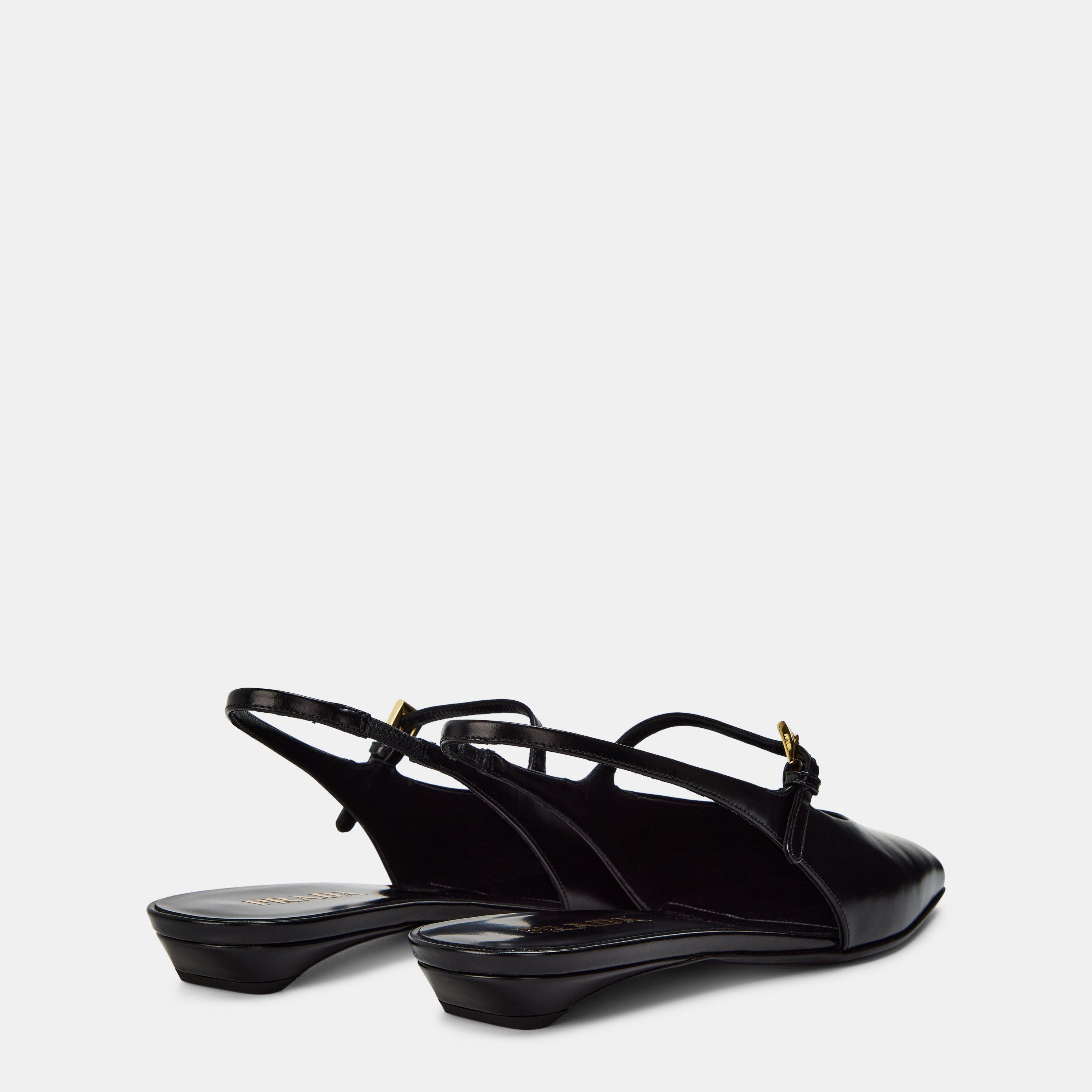 Nero - Prada - Slingback Ballerinas - 4