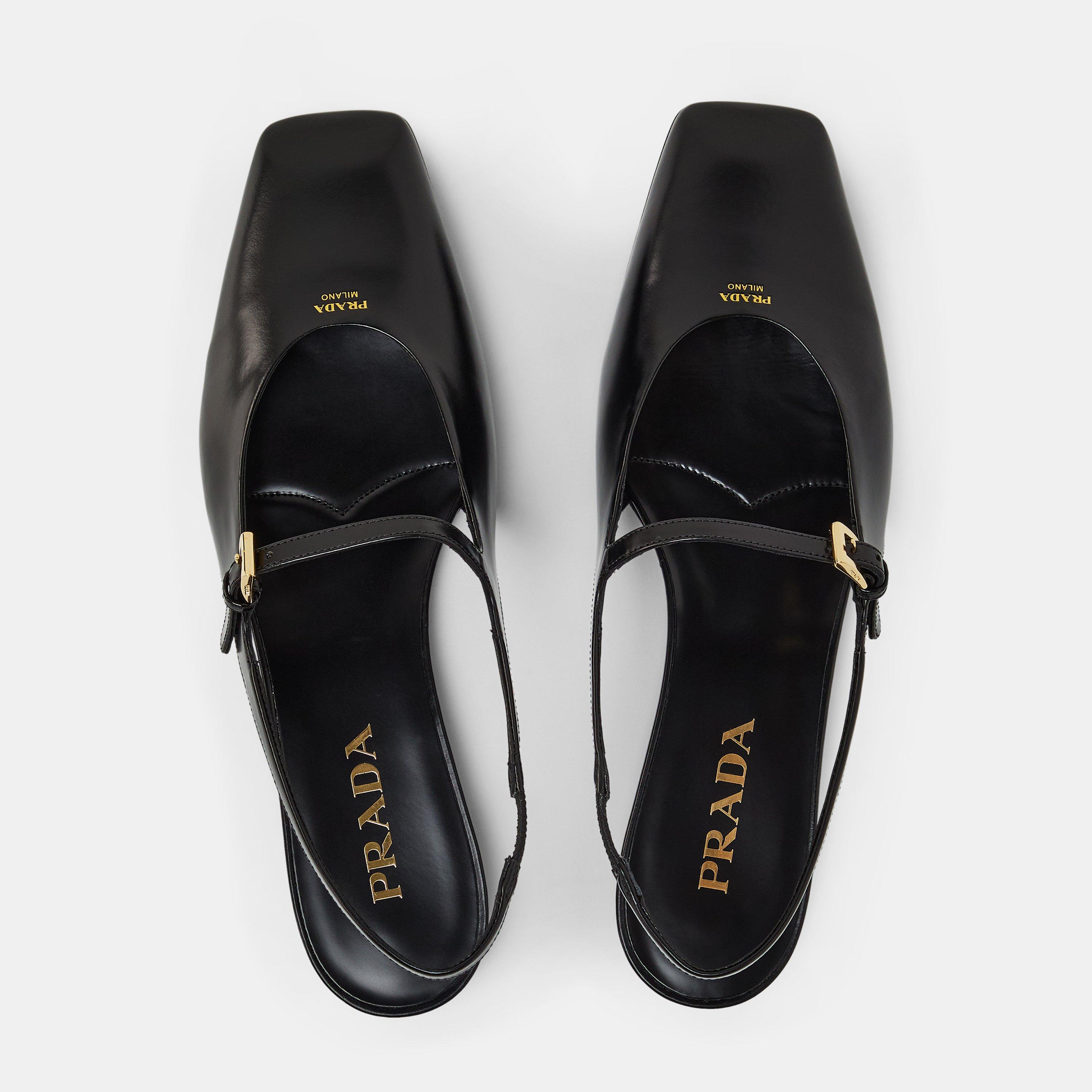Nero - Prada - Slingback Ballerinas - 5