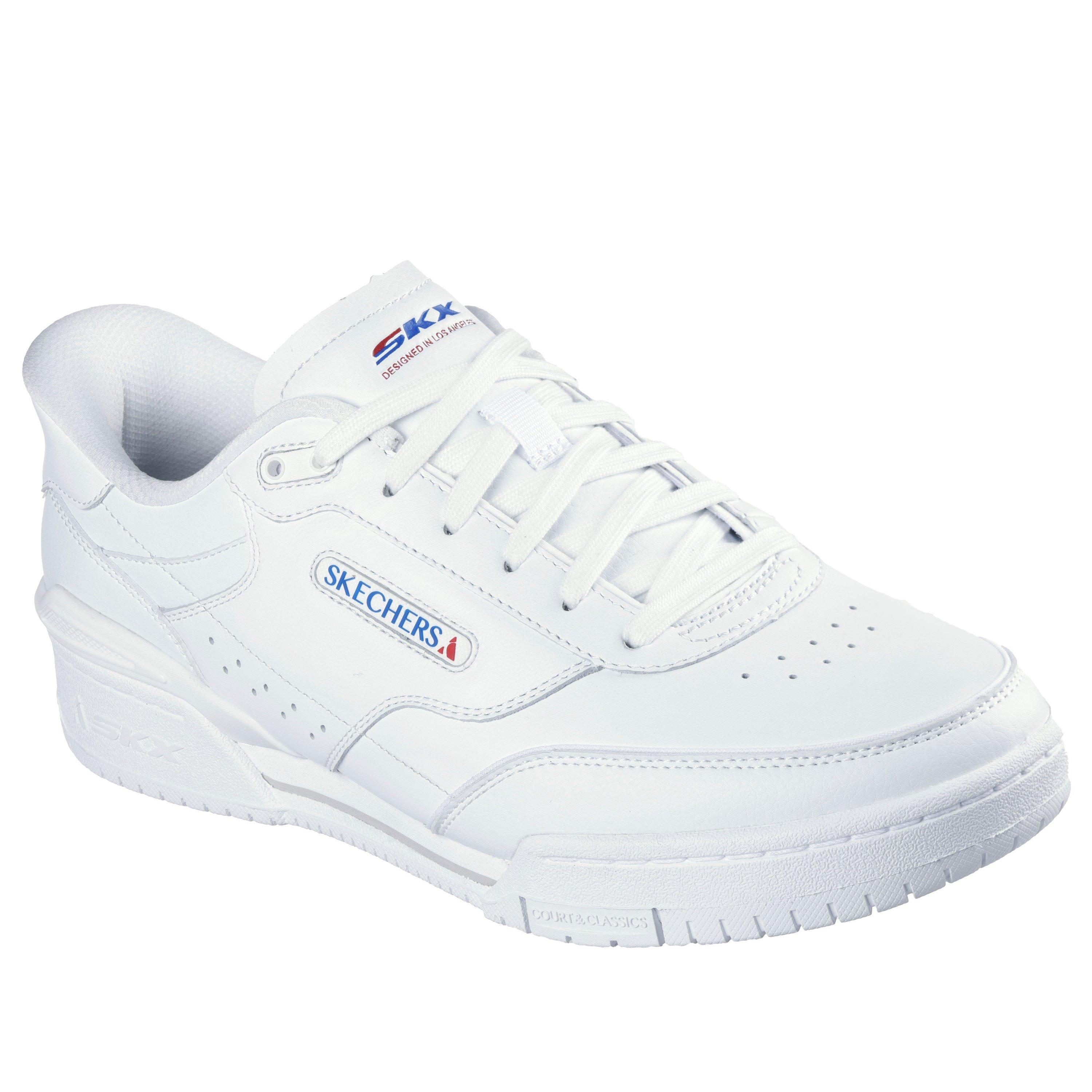 Weißes Leder - Skechers - Recoil Slip On Trainers - 3