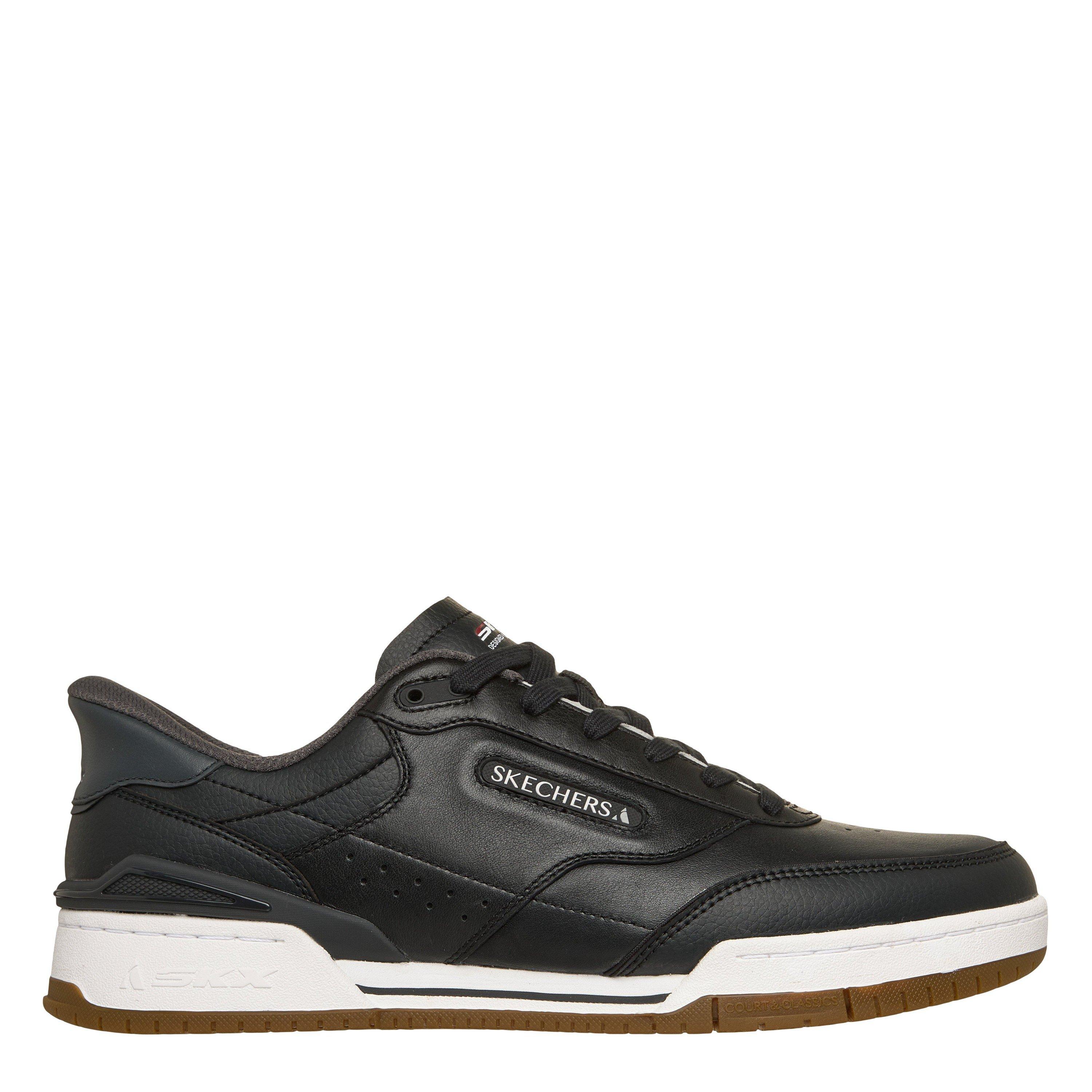 Skechers Men's Recoil Slip On Trainers - Black/White - 11 (46)