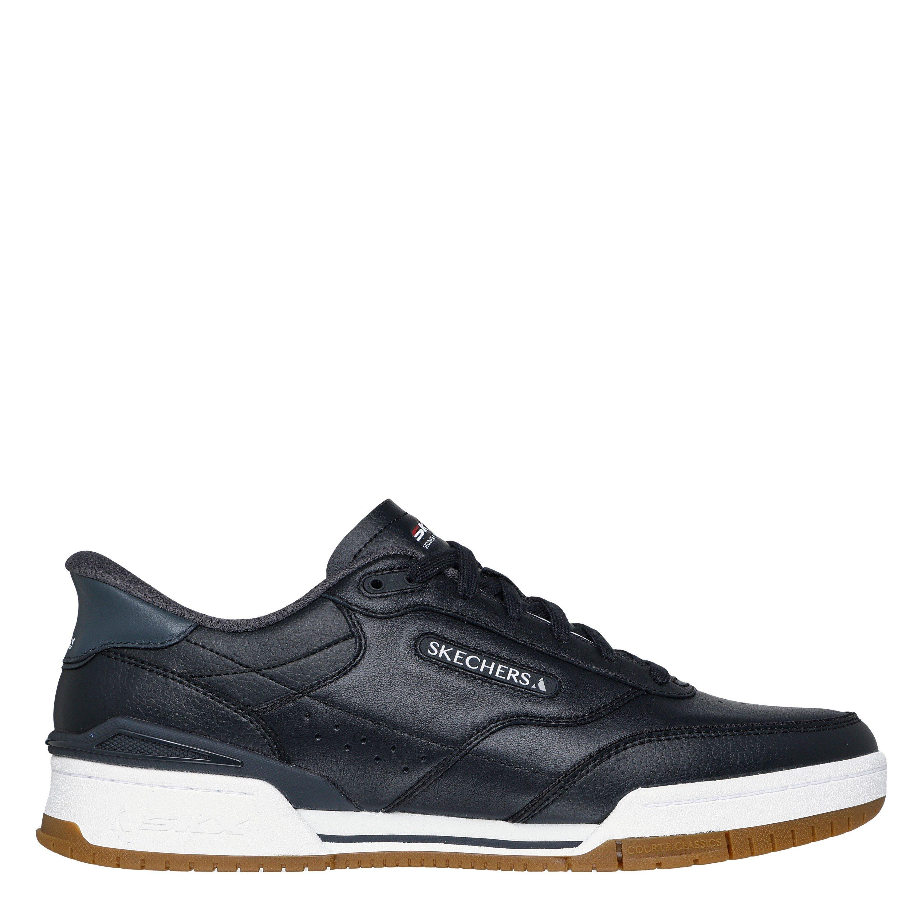 Negro/Blanco - Skechers - Men's Recoil Slip On Trainers - 3