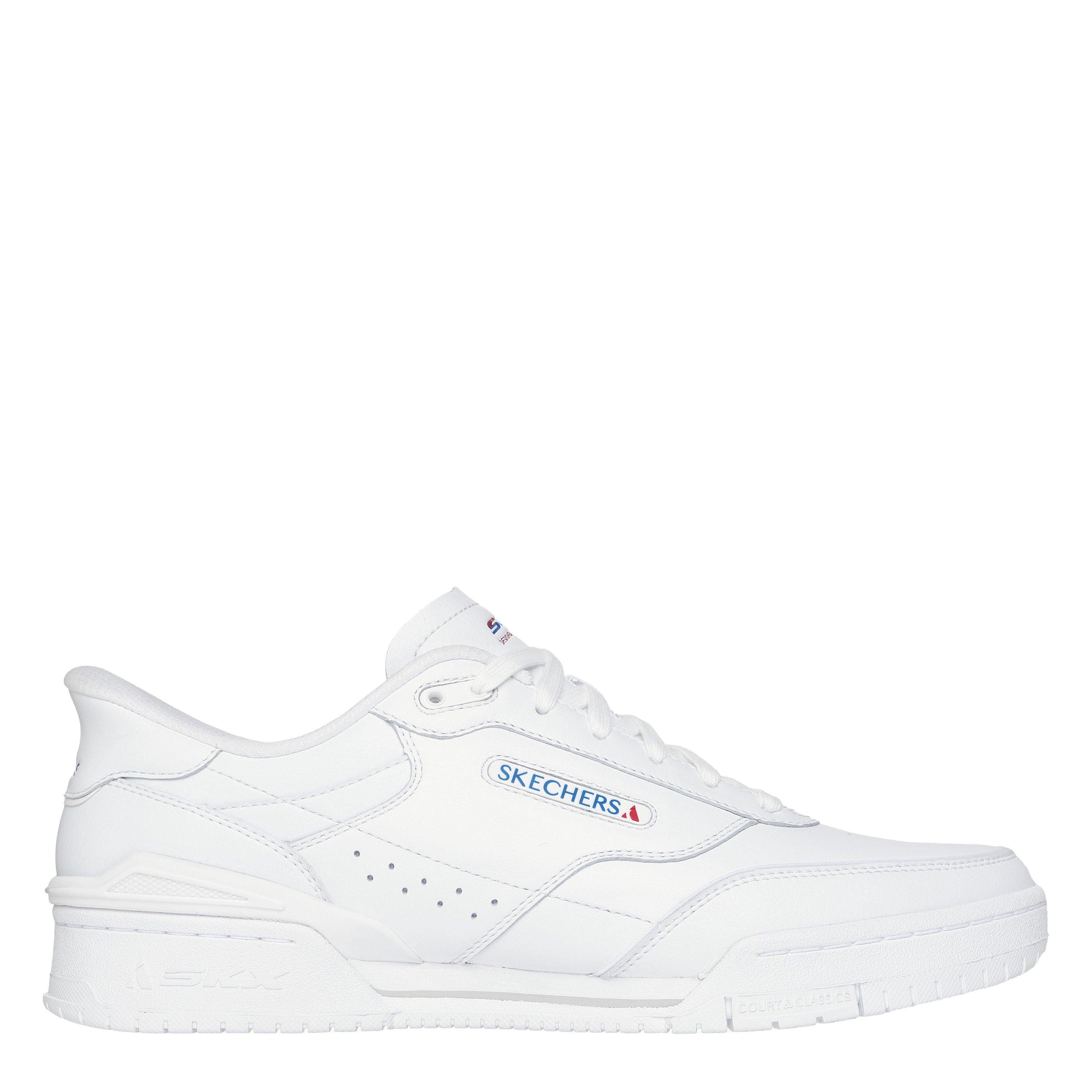 Branco/Azul - Skechers - Men's Recoil Slip On Trainers - 3