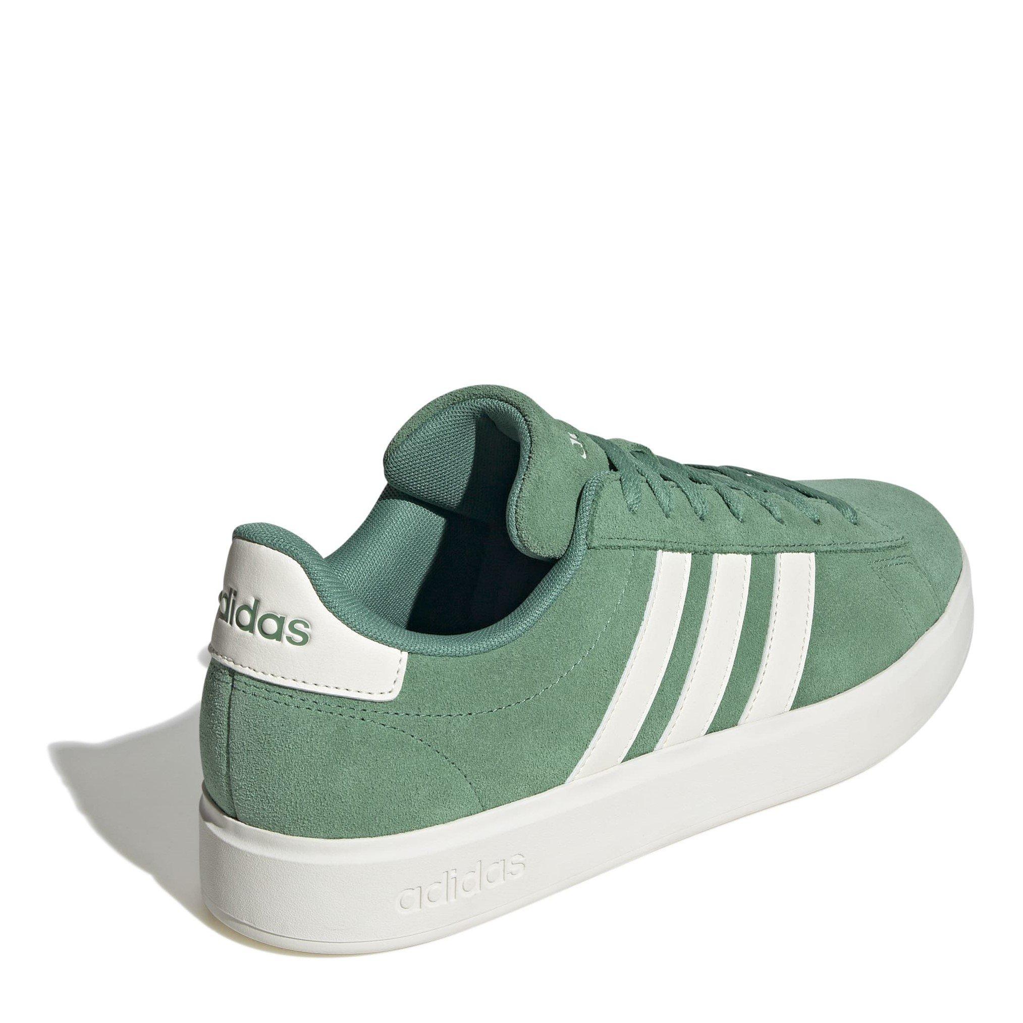 Pre.Green/White - adidas - Grand Court Mens Shoes - 4