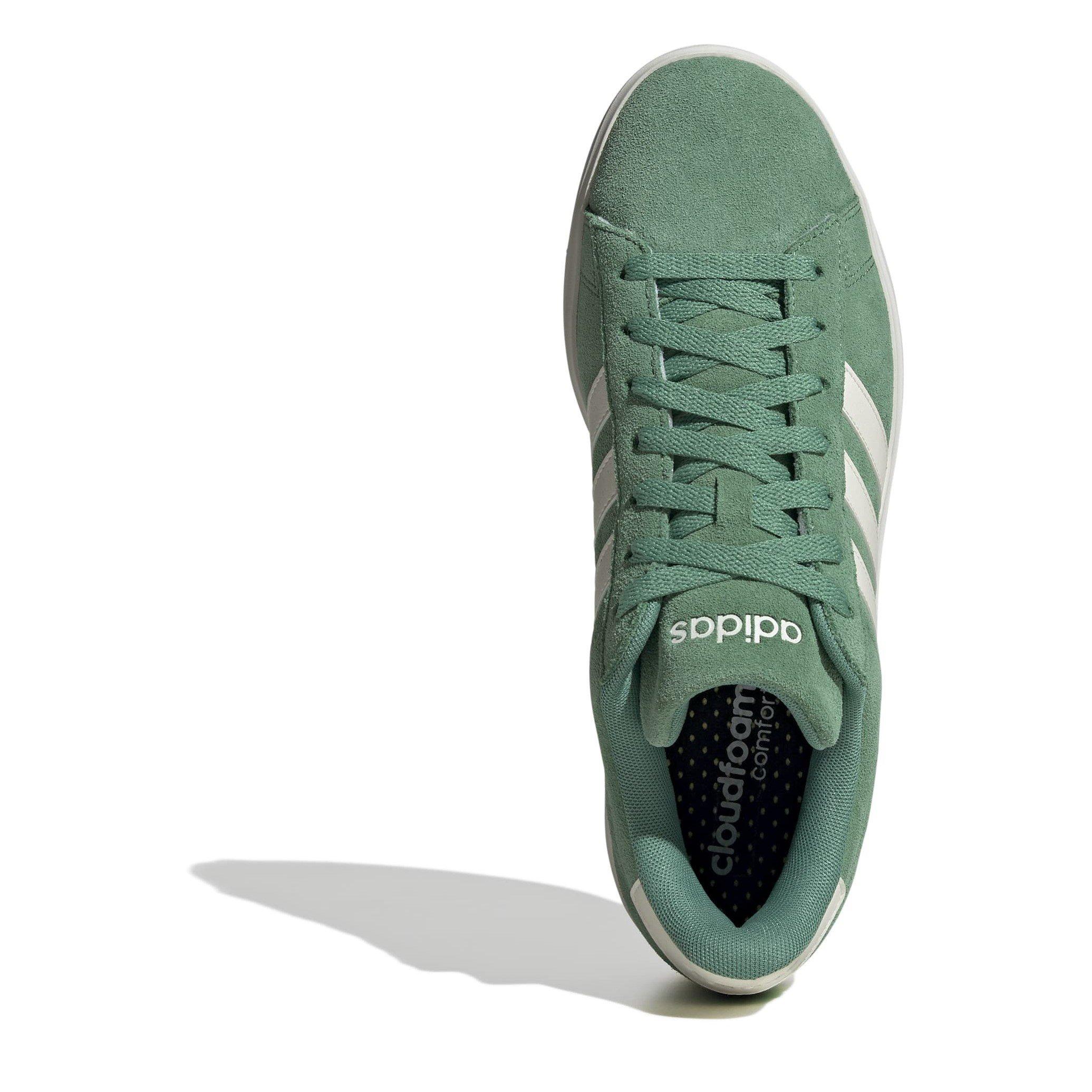 Pre.Green/White - adidas - Grand Court Mens Shoes - 5