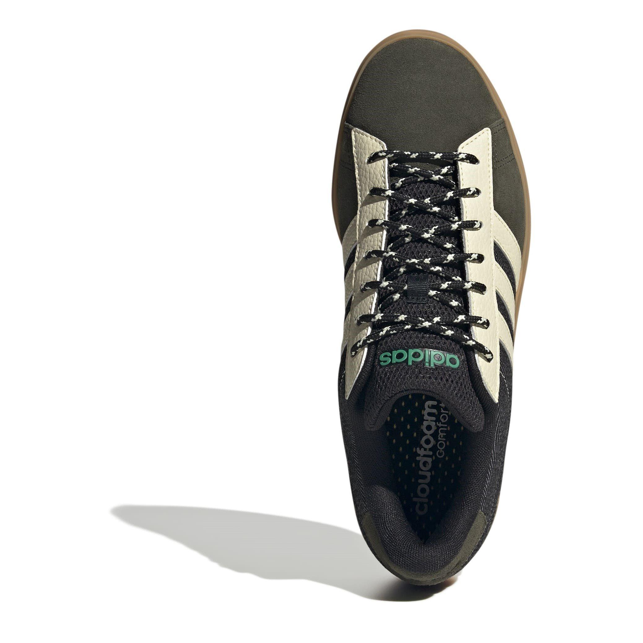 CBlack/Vanilla - adidas - Grand Court Mens Shoes - 5