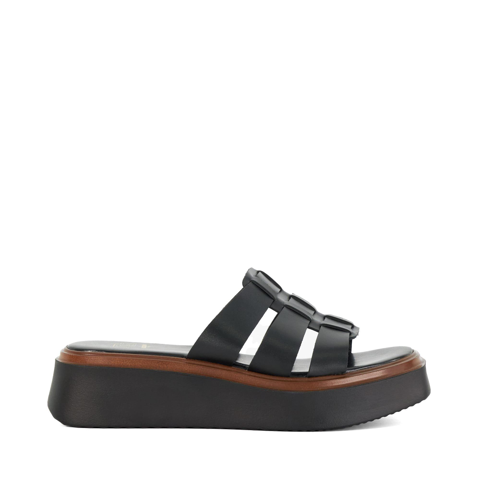 Schwarz - Dune London - Latelys Platform Sandals - 1