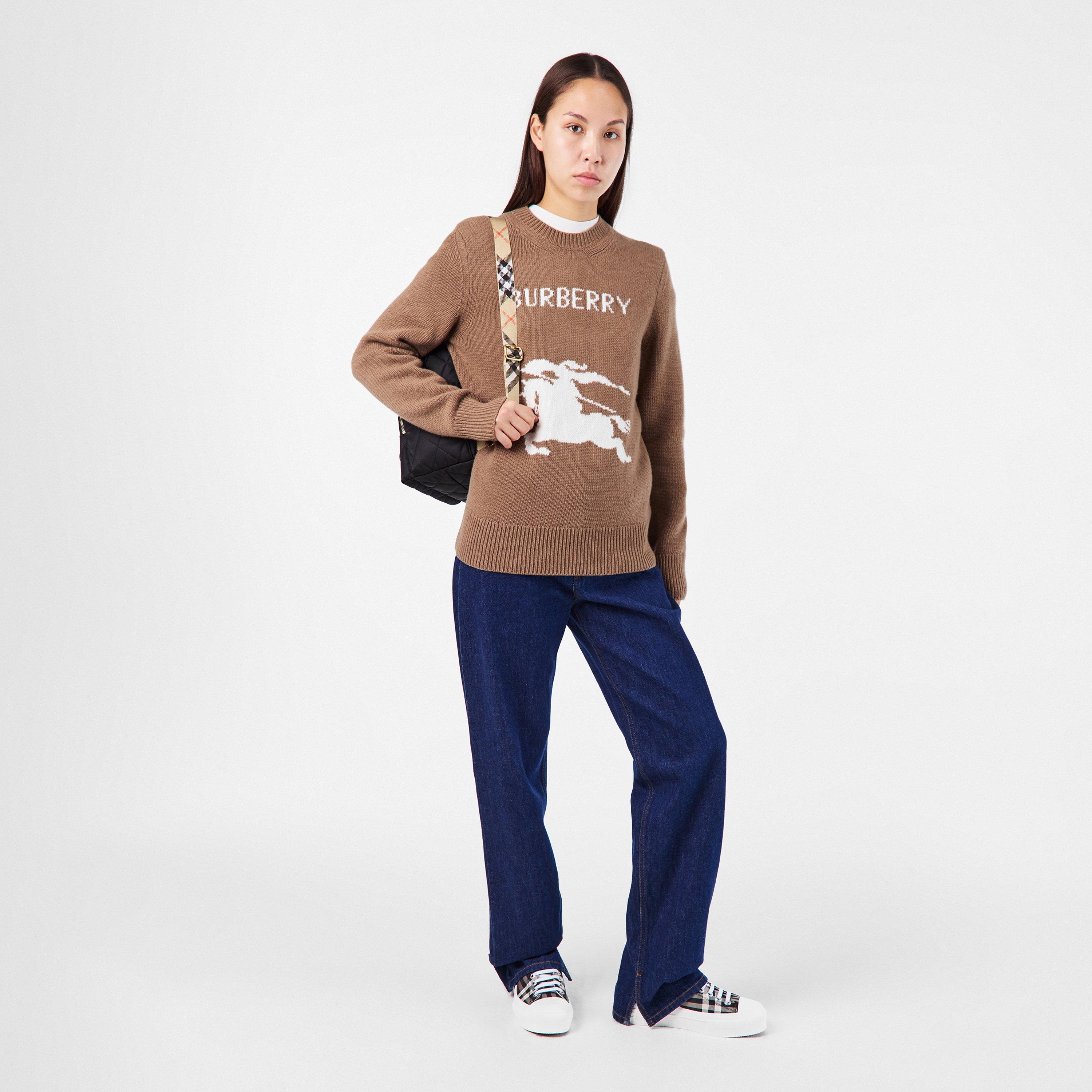 Mahogany Check - Burberry - Jack Denim Low Trainers - 6