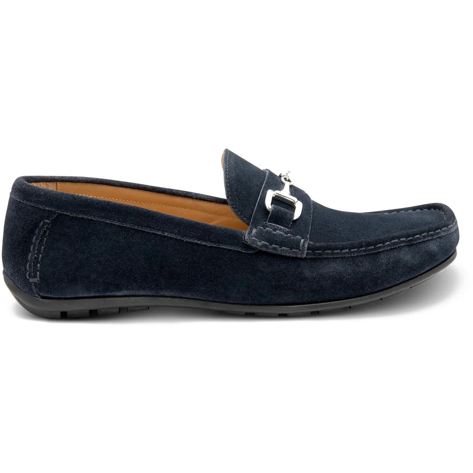 Loake Men's Loafers - Navy Suede - 8 (42)
