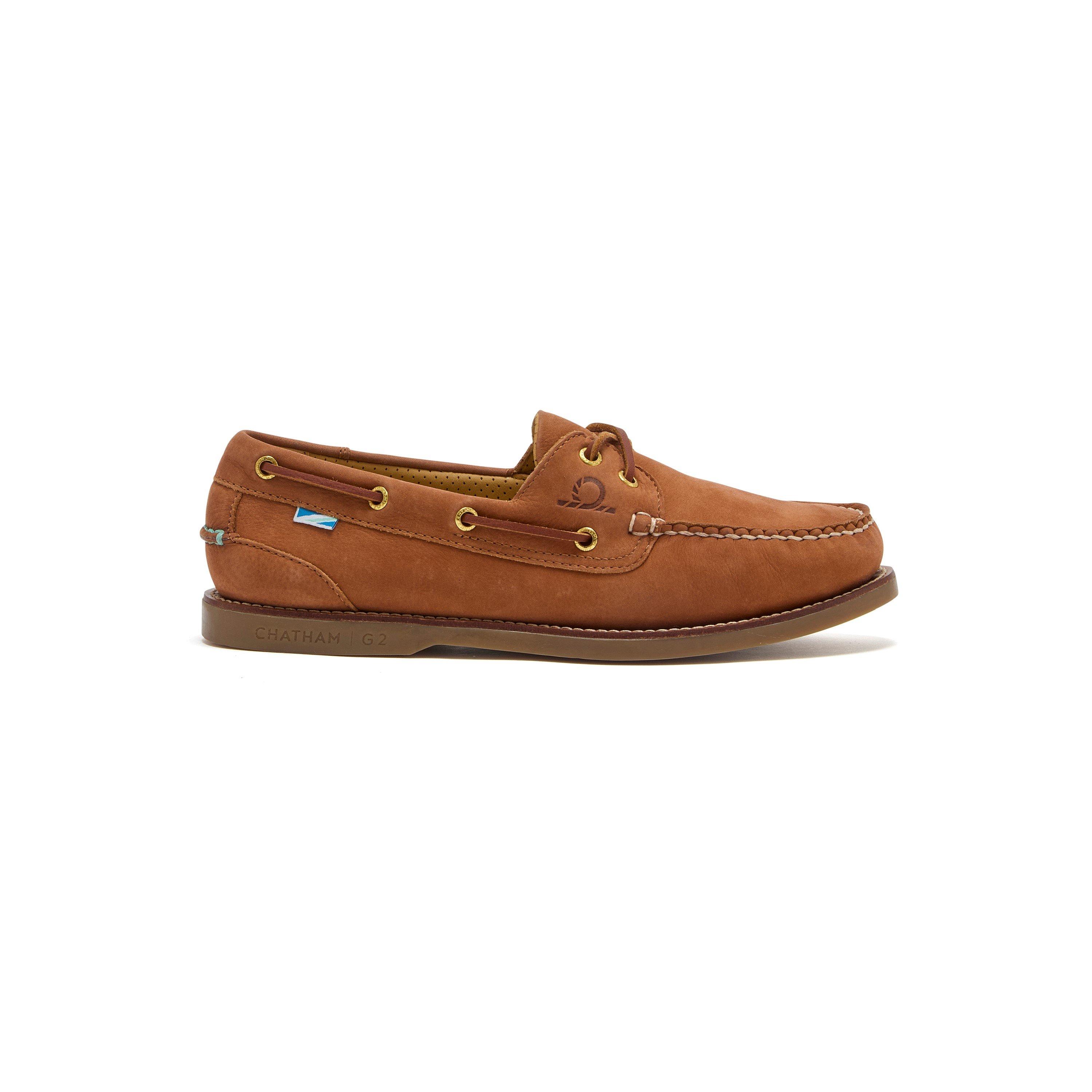 Tan - Chatham - Men's Boat Shoes - 1