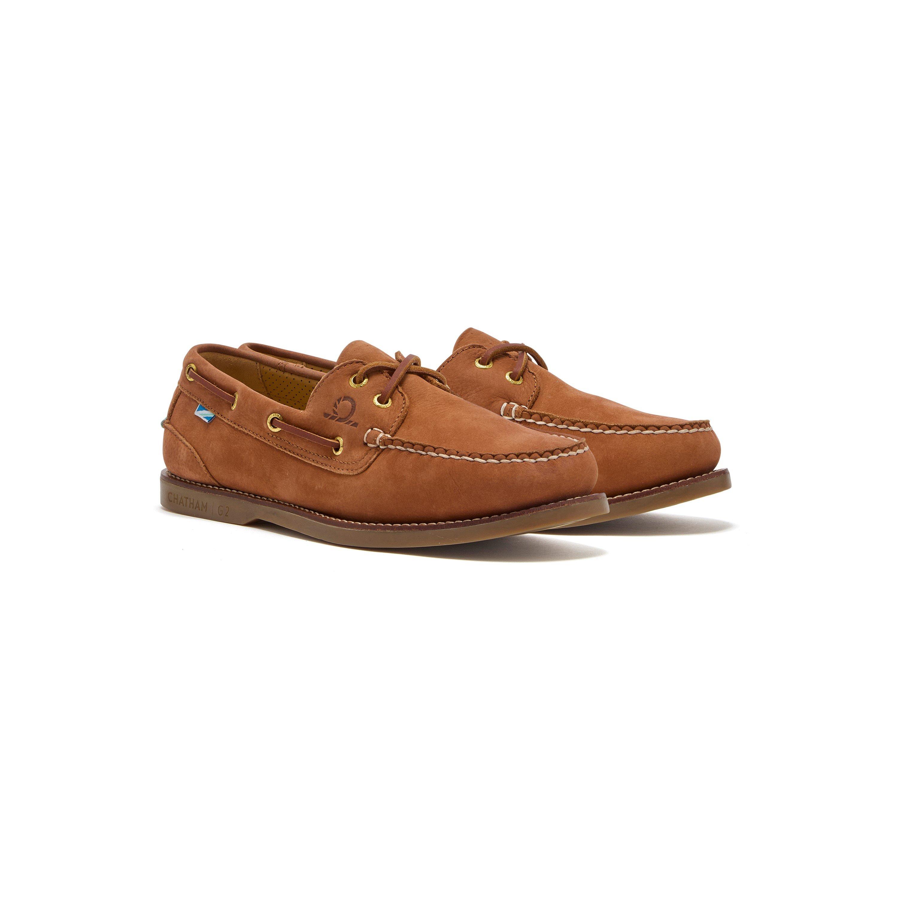 Tan - Chatham - Men's Boat Shoes - 2