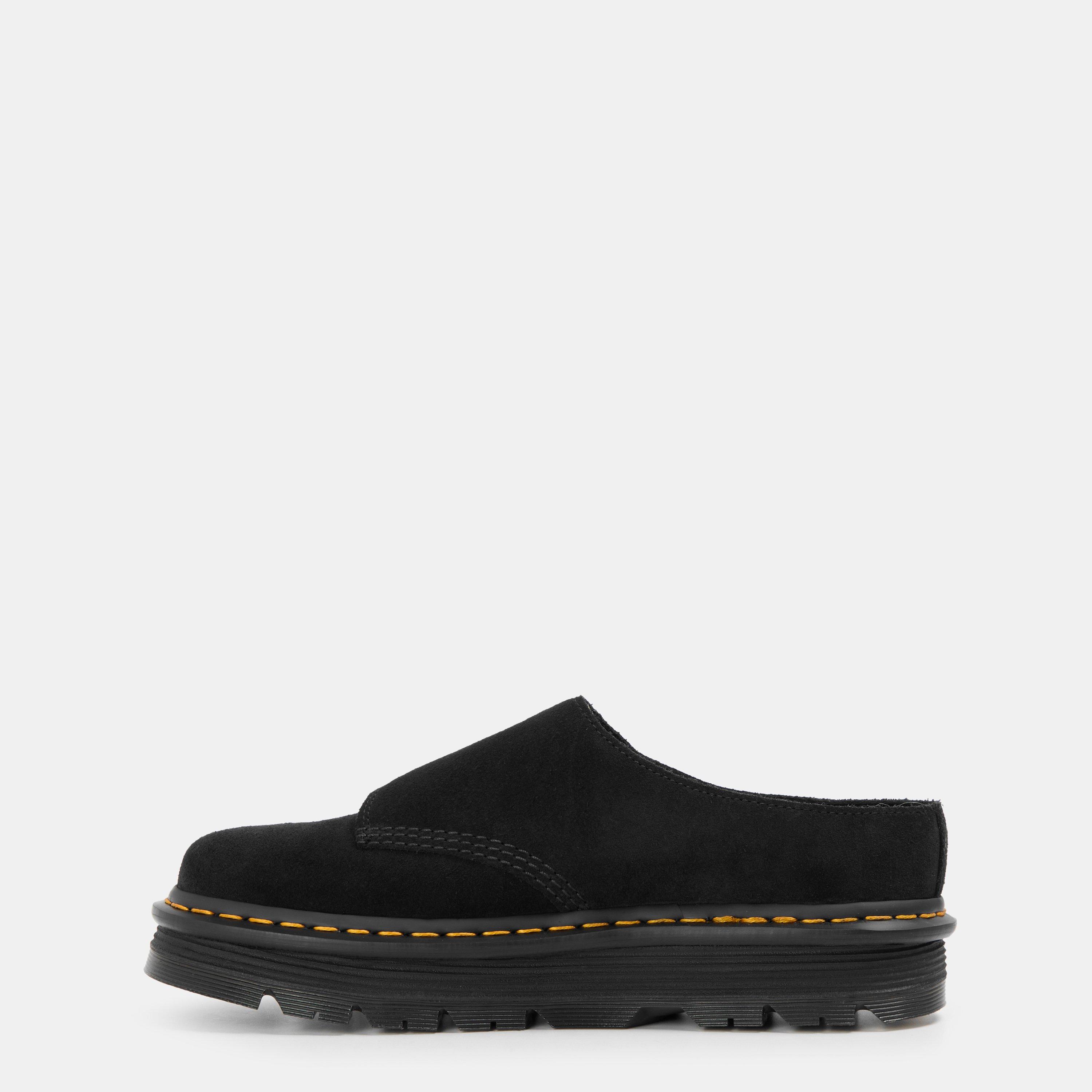 Black - Dr Martens - ZebZag Anywair Warm Lined Suede Mules - 2