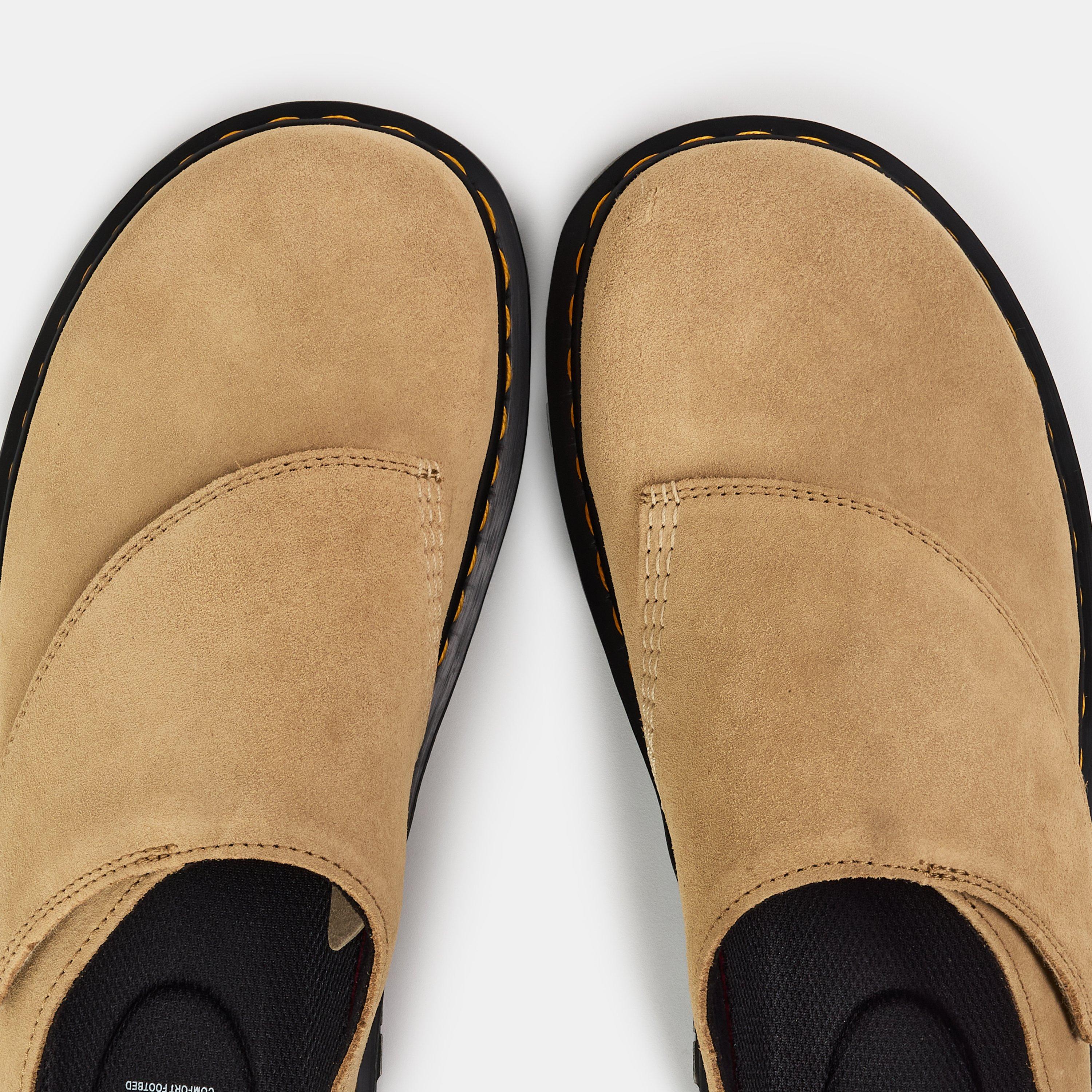 Savannah Tan - Dr Martens - ZebZag Anywair Warm Lined Suede Mules - 4