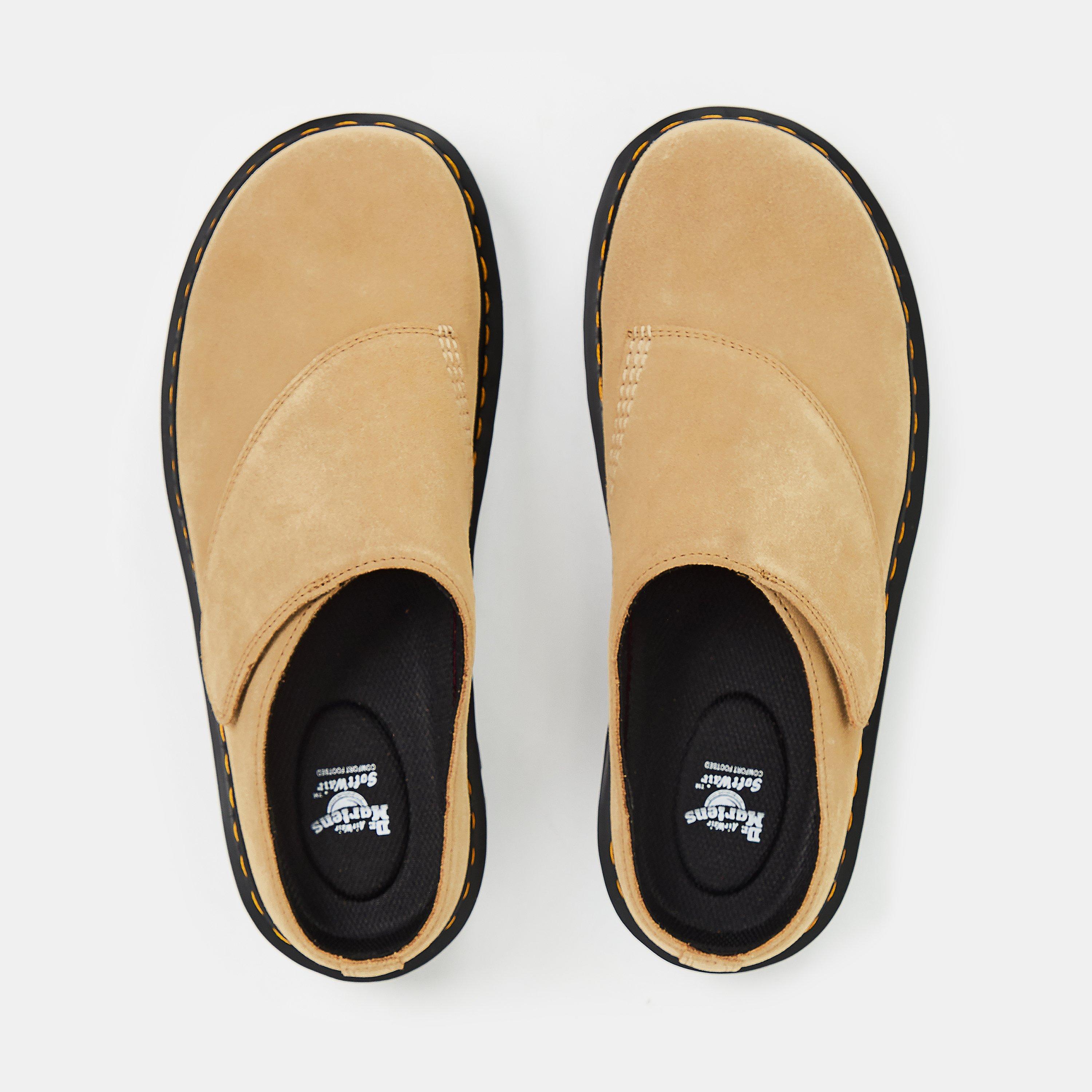 Savannah Tan - Dr Martens - ZebZag Anywair Warm Lined Suede Mules - 5