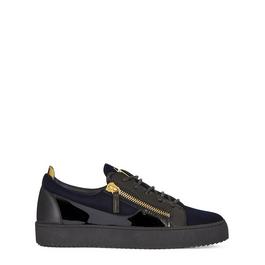 Giuseppe Zanotti May Velvet Panel Low Top Trainers