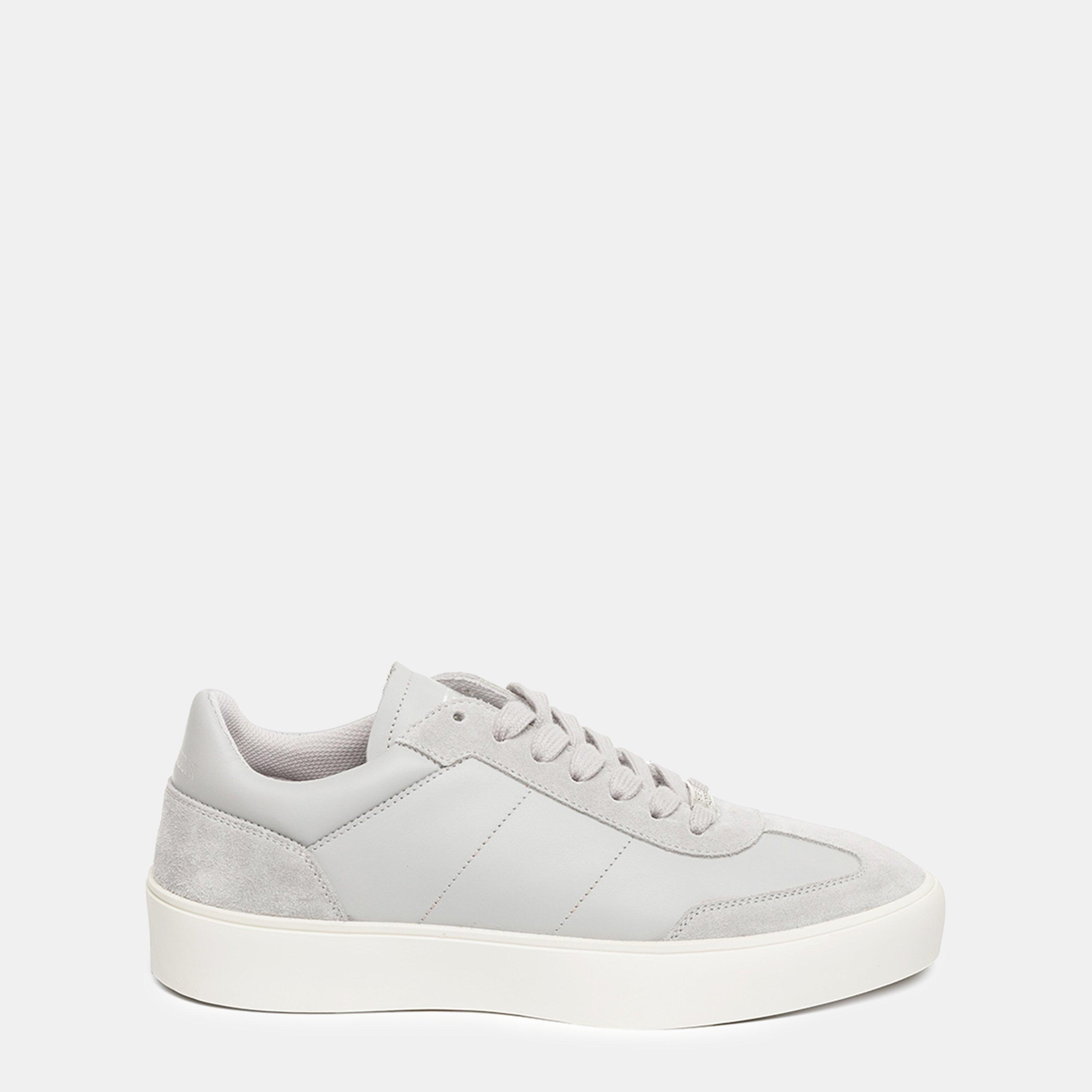 Steve Madden Men's Lyonell Court Trainers - White/Grey - 7 (41)