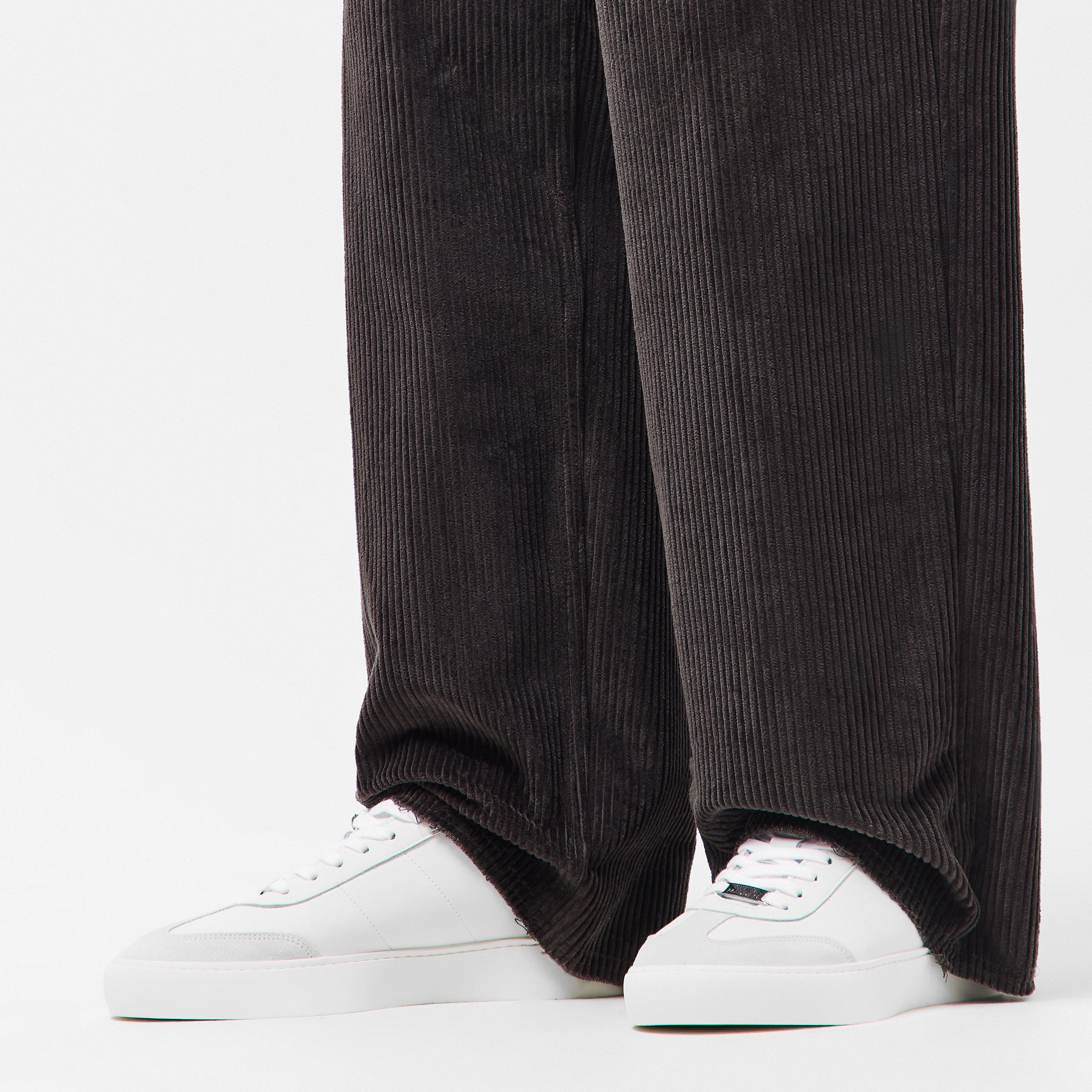 White/Grey - Steve Madden - Men's Lyonell Court Trainers - 3
