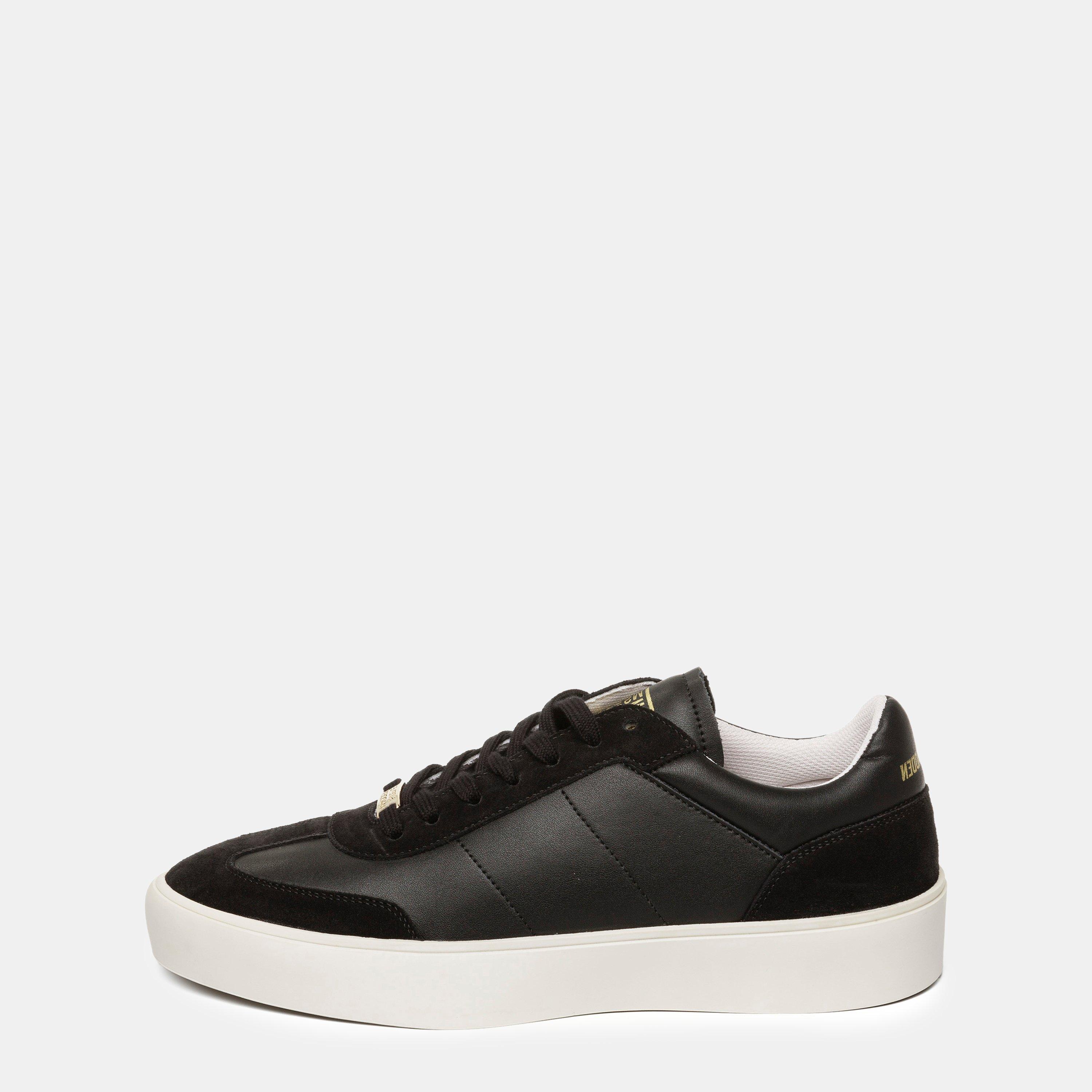 Black/Off White - Steve Madden - Men's Lyonell Court Trainers - 2