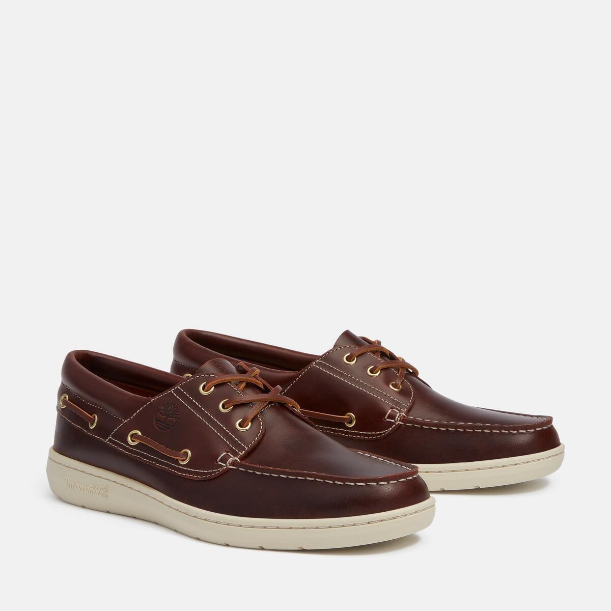 Burgundy FG - Timberland - Men's Boat Shoes - 4