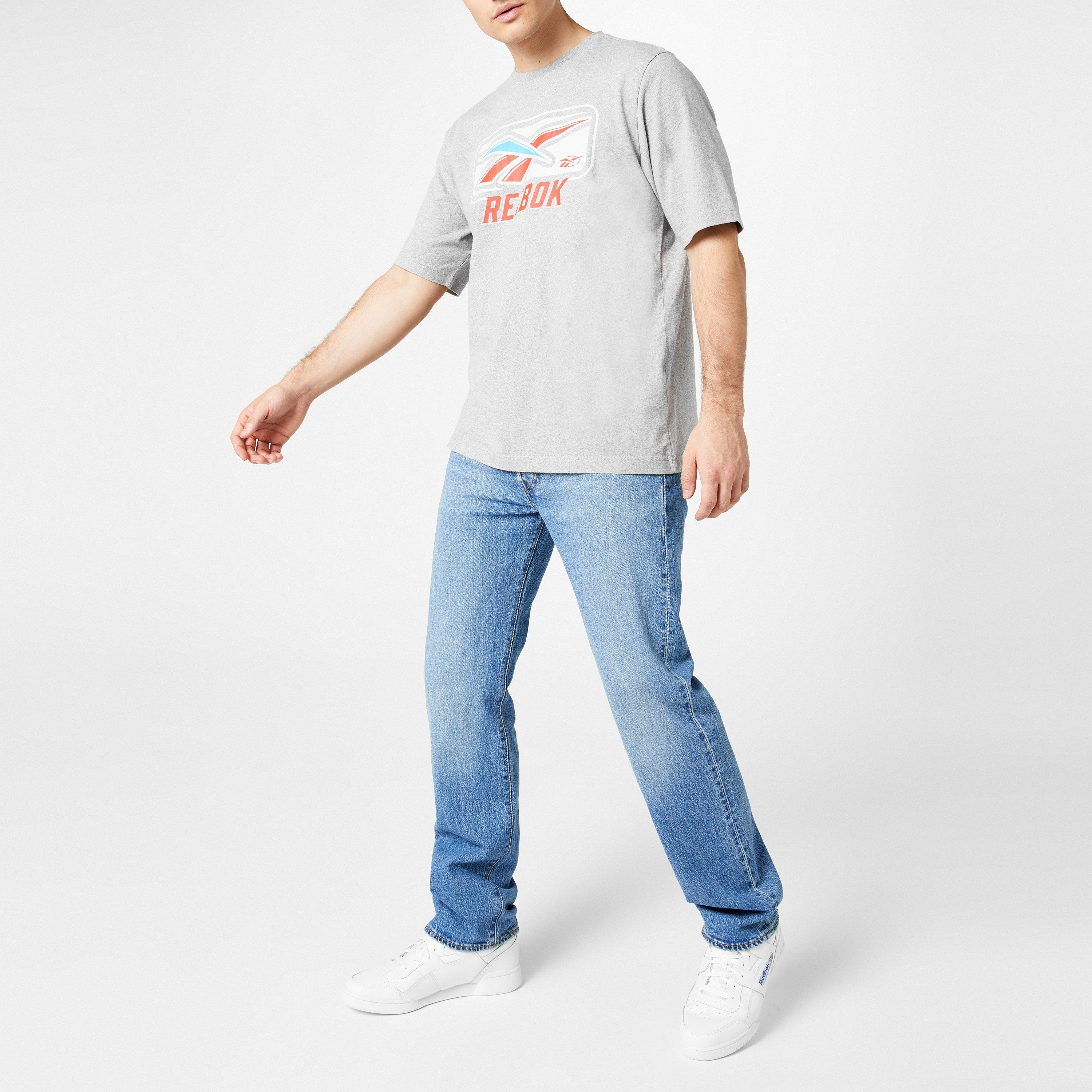 Weiß - Reebok - Workout Plus Mens Trainers - 6