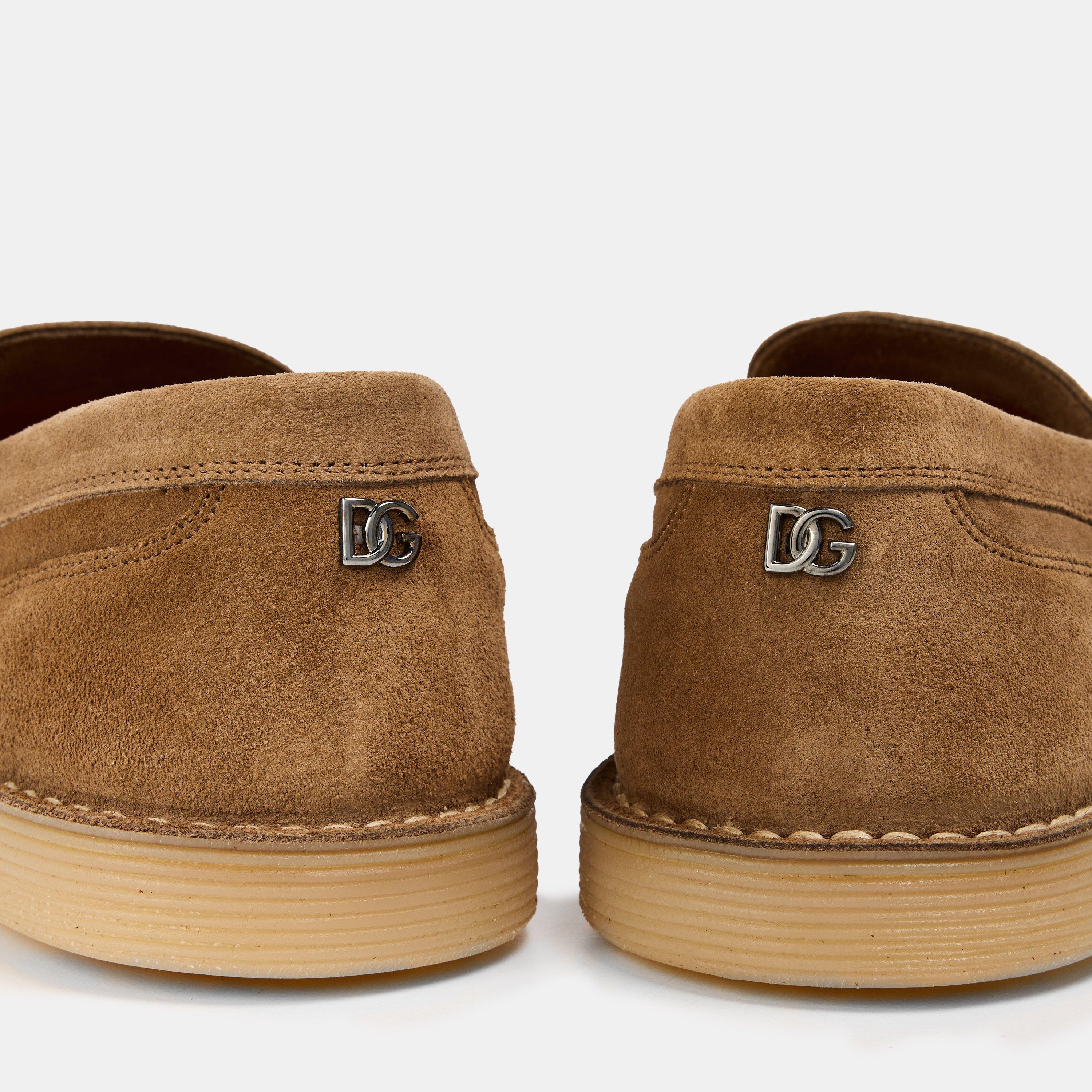 Light Brown - Dolce and Gabbana - Men's Crepe Loafers - 4