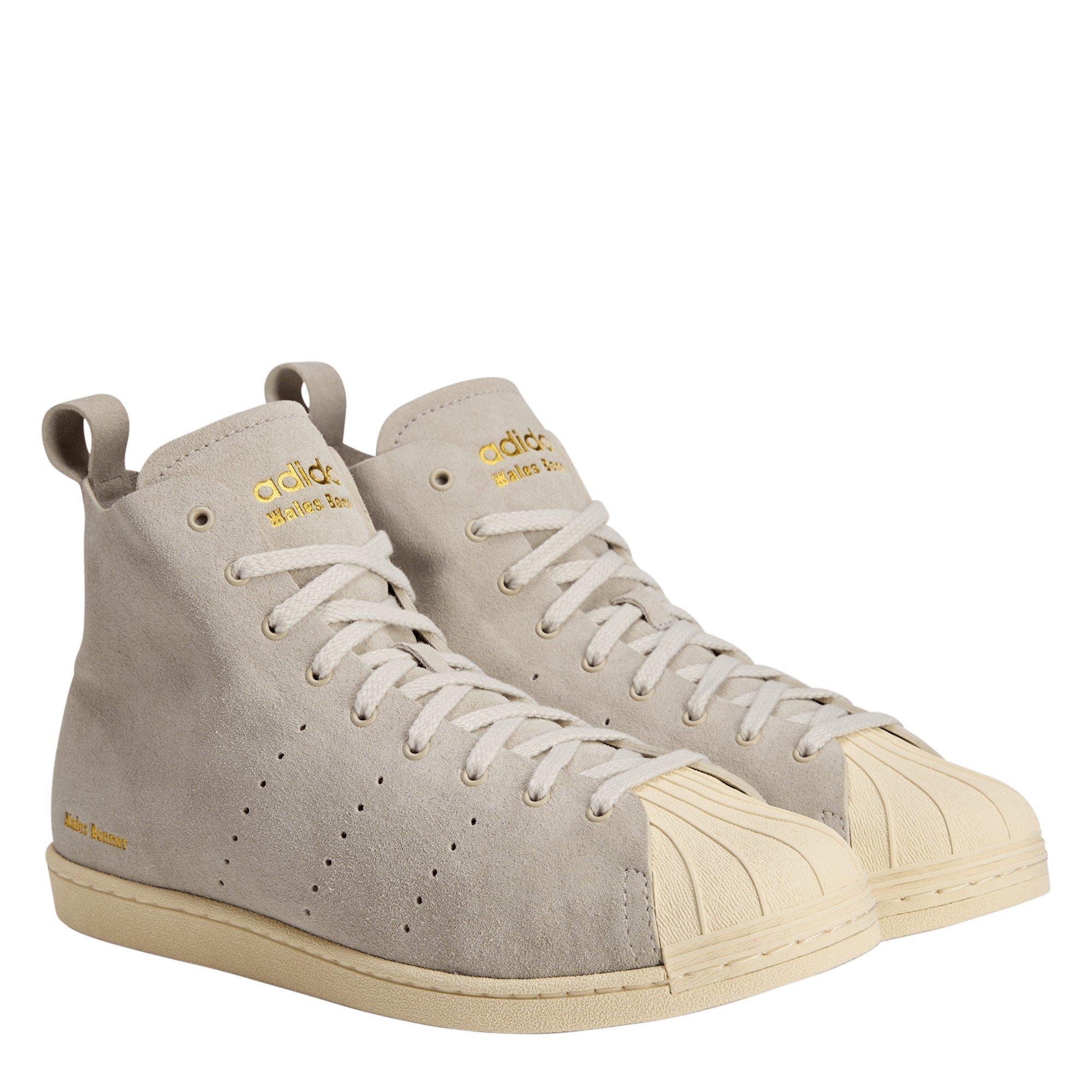 Cream/Gold - adidas Originals - By Wales Bonner Superstar Shoes - 3