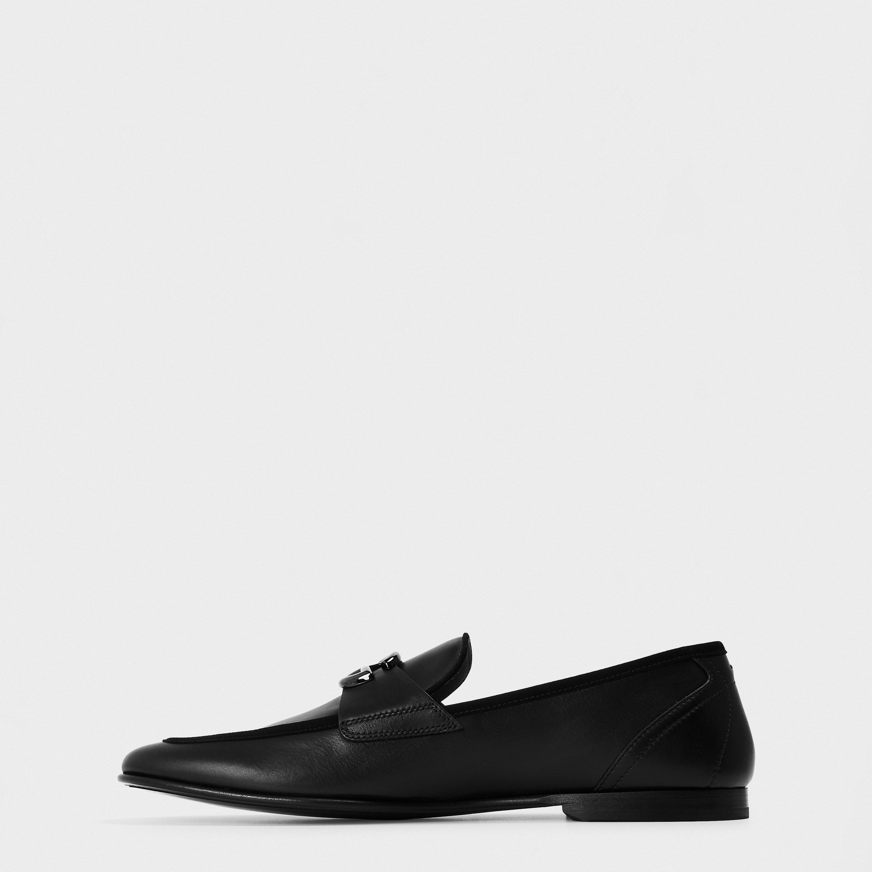 Black - Dolce and Gabbana - Men's Logo Loafers - 2