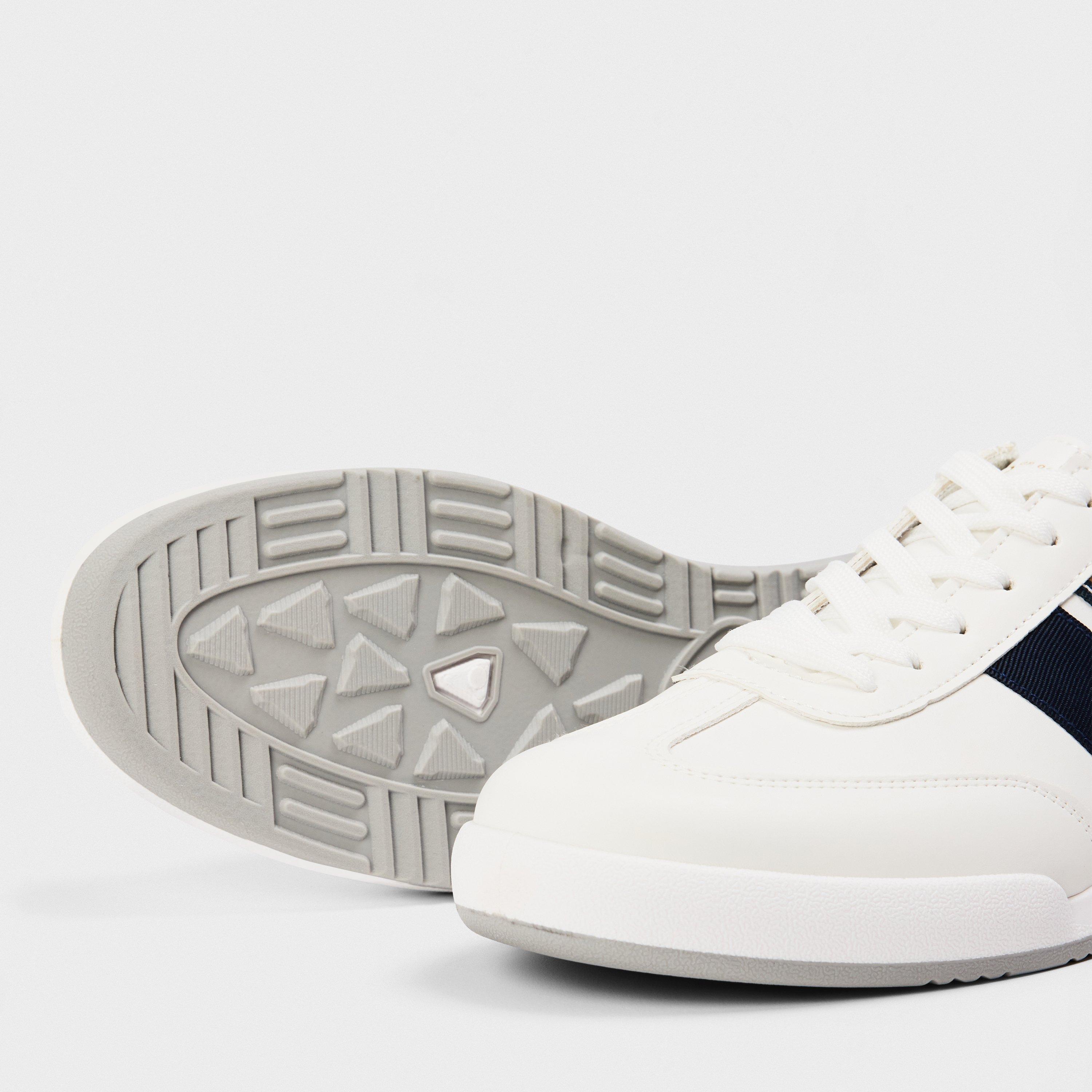 White - Original Penguin - Men's Gaz Court Trainers - 3