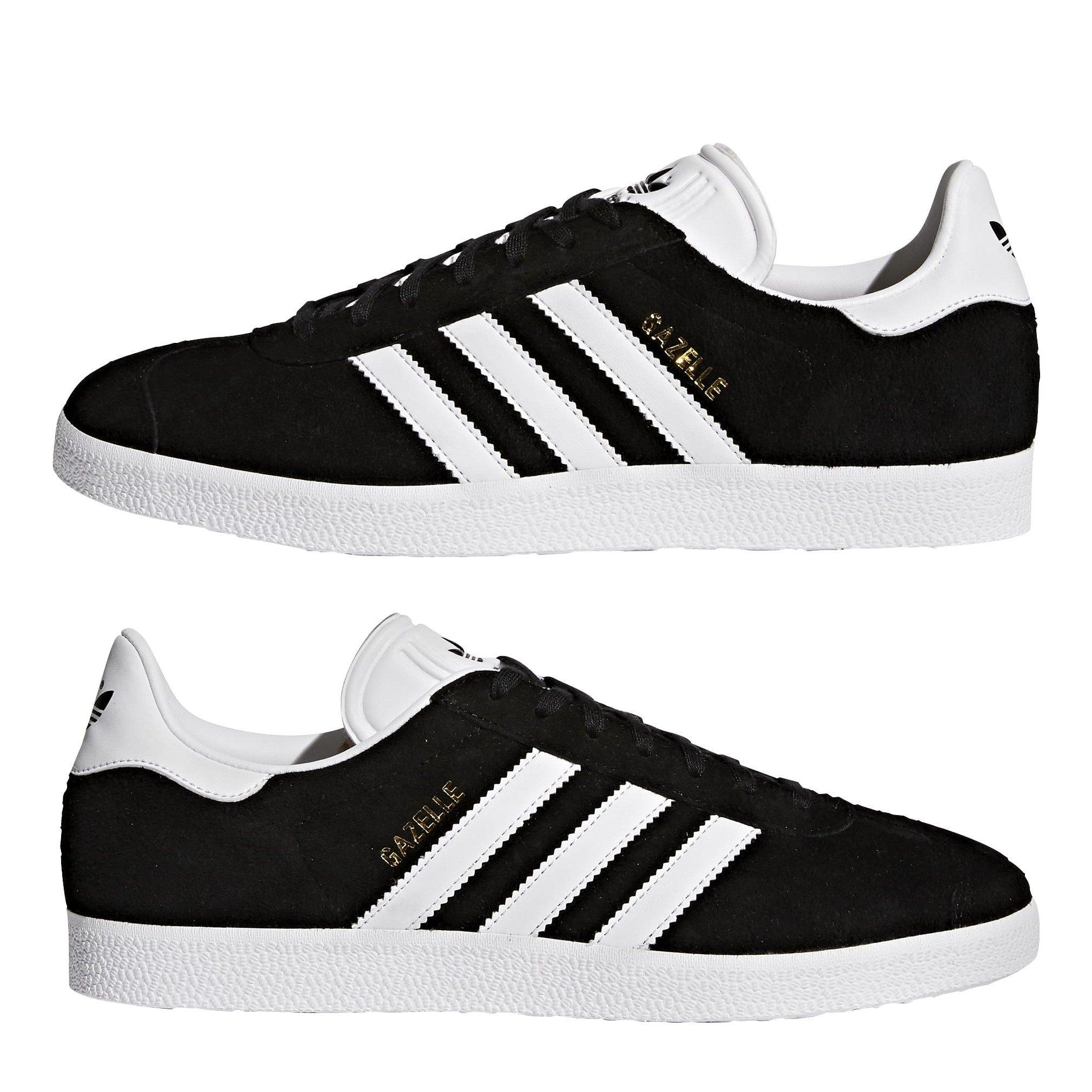 Core Black/Wht - adidas Originals - Gazelle Trainers - 13