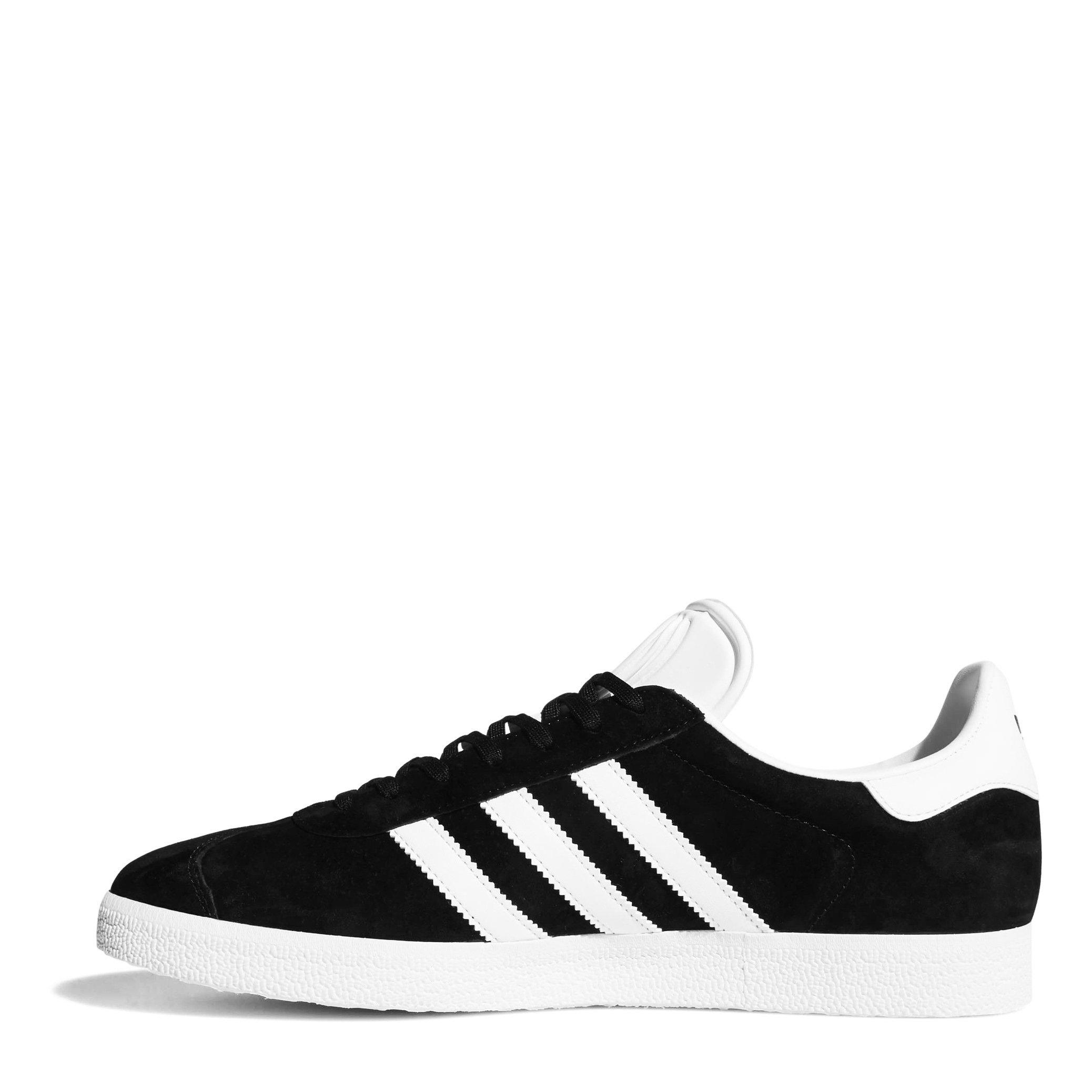 Core Black/Wht - adidas Originals - Gazelle Trainers - 3