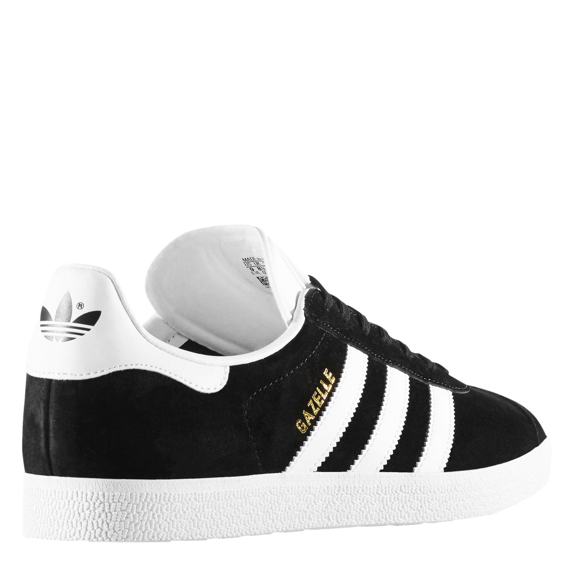 Core Black/Wht - adidas Originals - Gazelle Trainers - 5