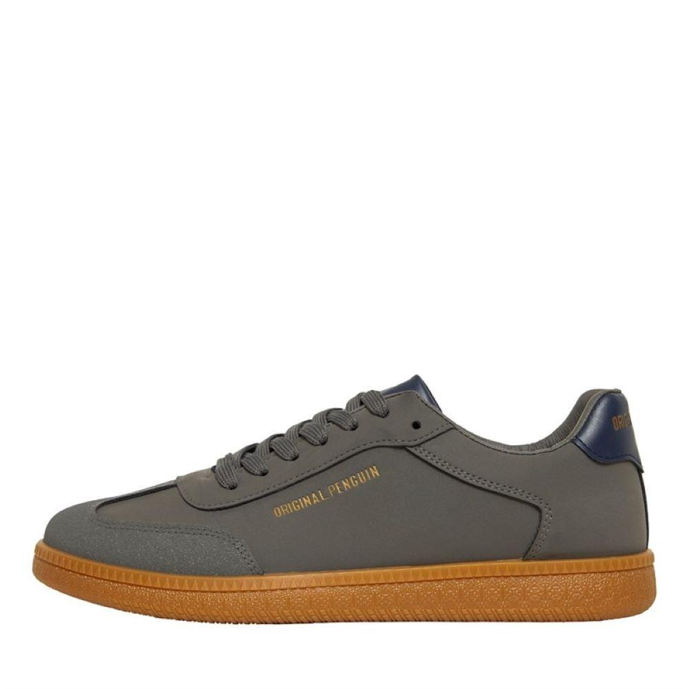 Grey - Original Penguin - Men's Salsa Court Trainers - 1
