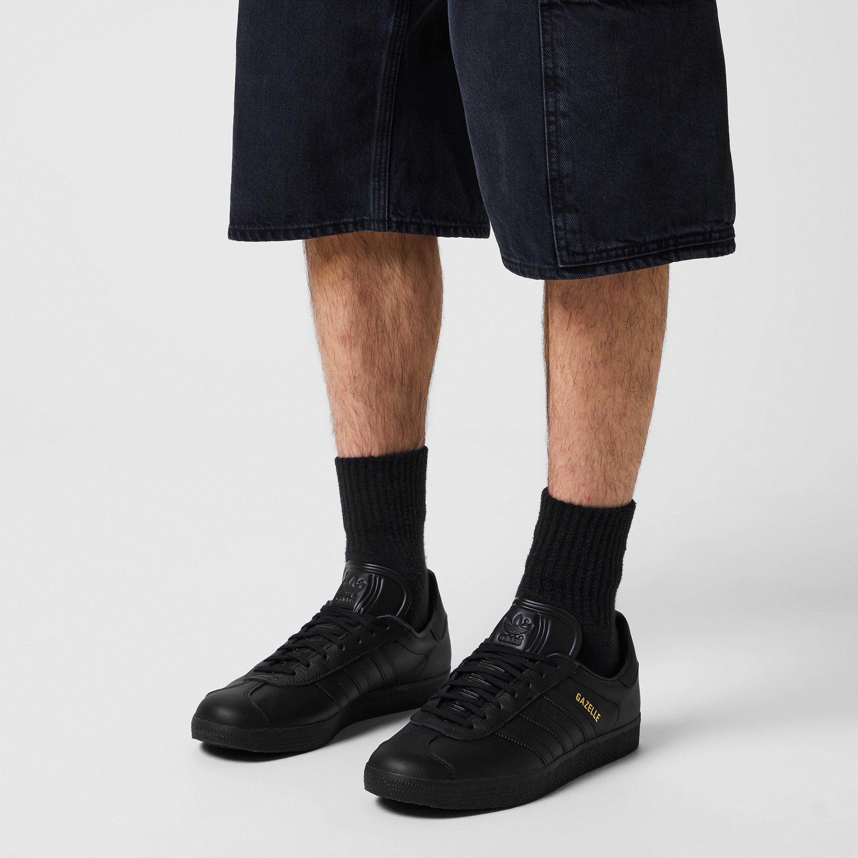 Black/Black - adidas Originals - Gazelle Trainers - 2