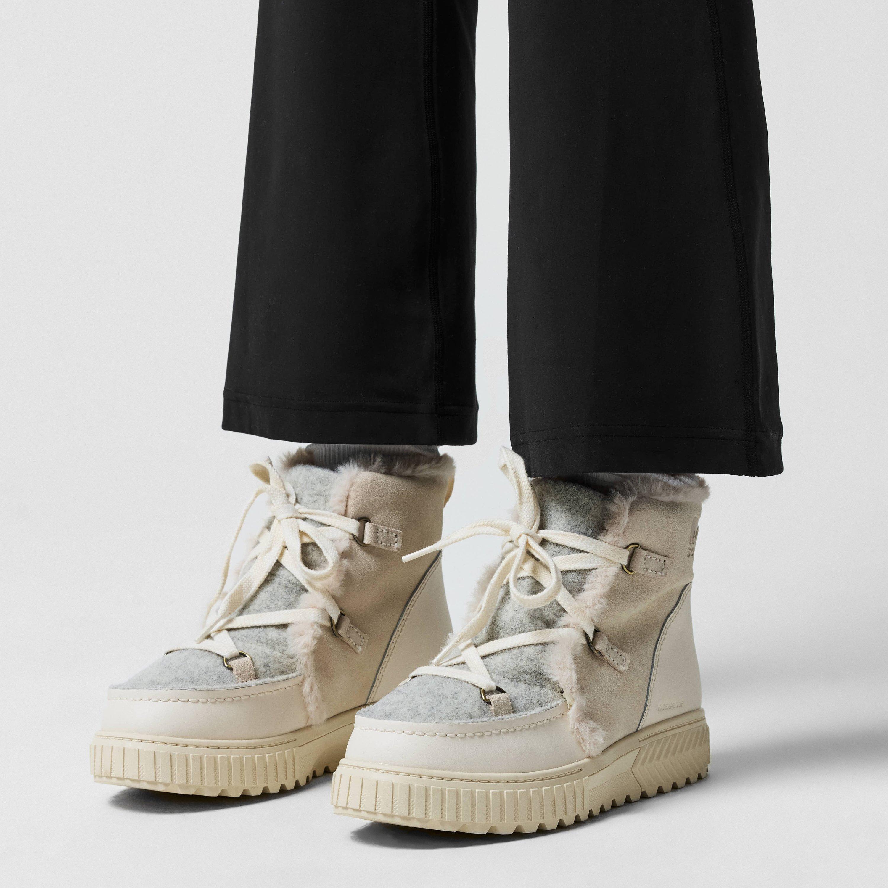 Chalk - Sorel - Women's Ona Ave Alpine Waterproof Winter Snow Boots - 2