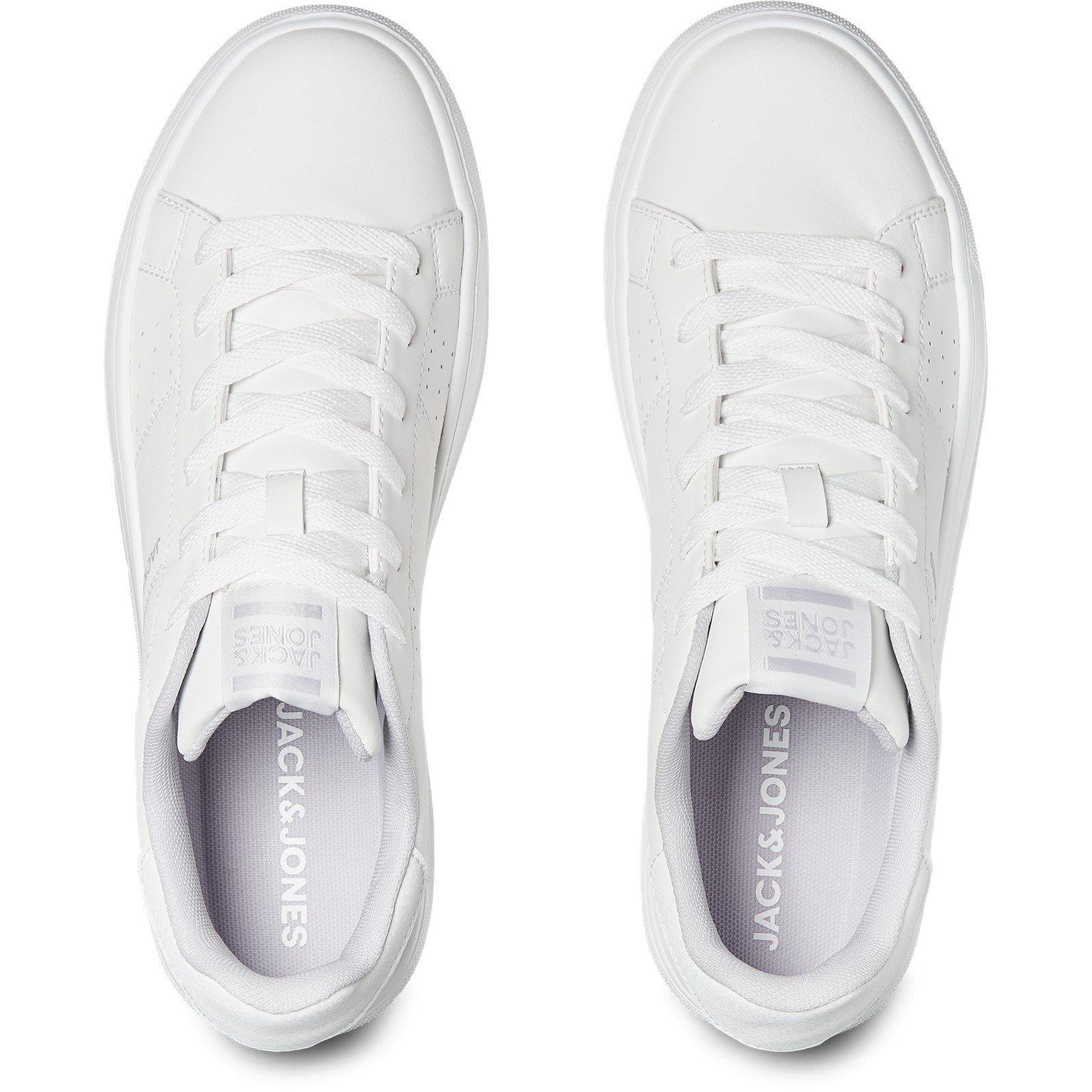 White - Jack and Jones - Men's Ealing Cup Court Trainers - 3