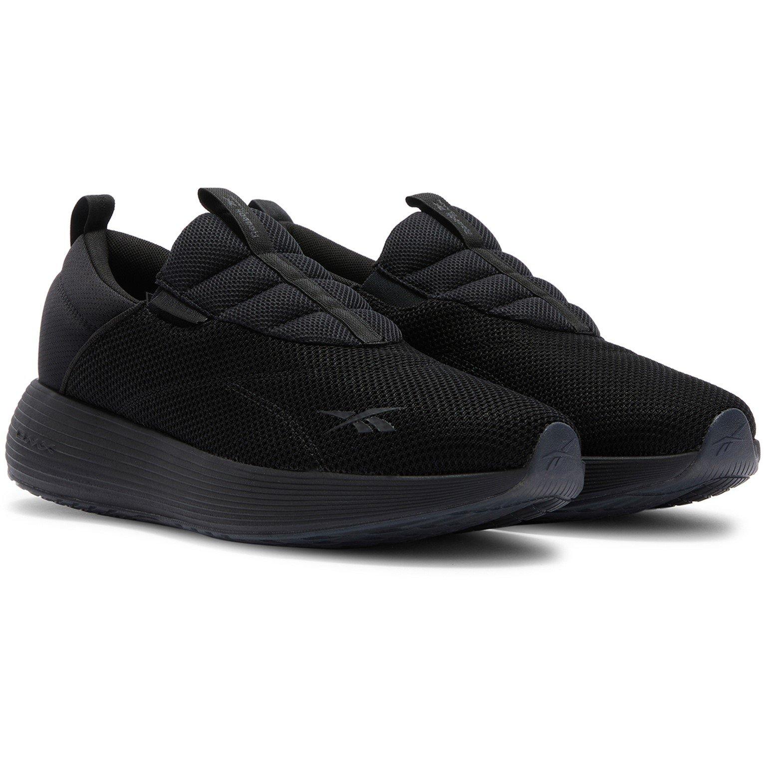 Schwarz - Reebok - Adults DMX 61 Slip On Trainers - 2