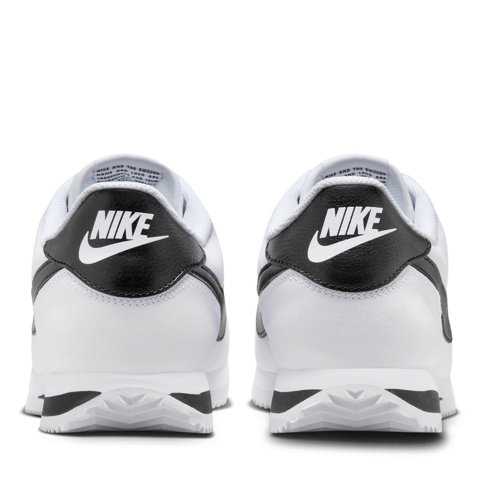 White/Black - Nike - Cortez Shoes Mens - 5