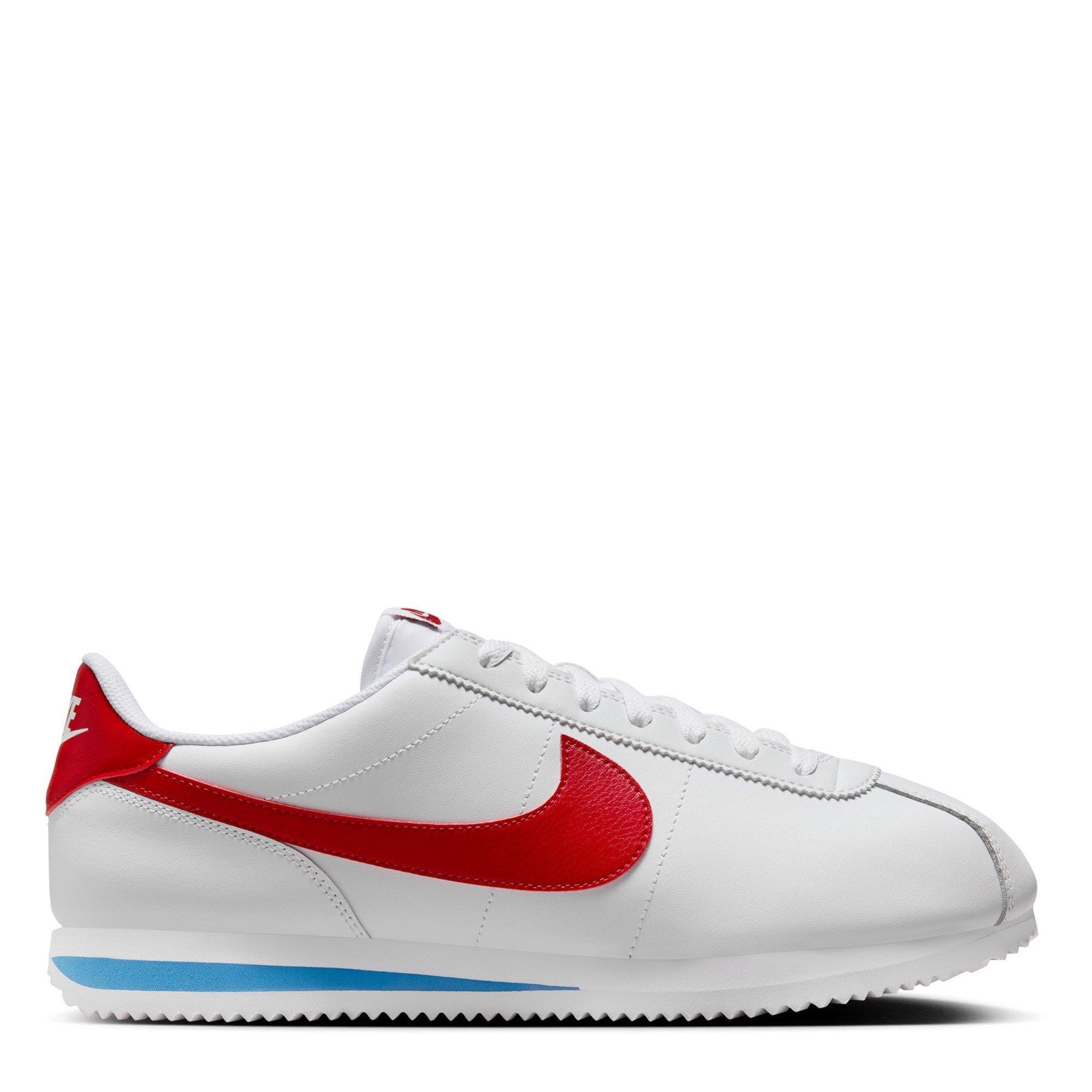 White/Red/Blue - Nike - Cortez Shoes Mens - 1