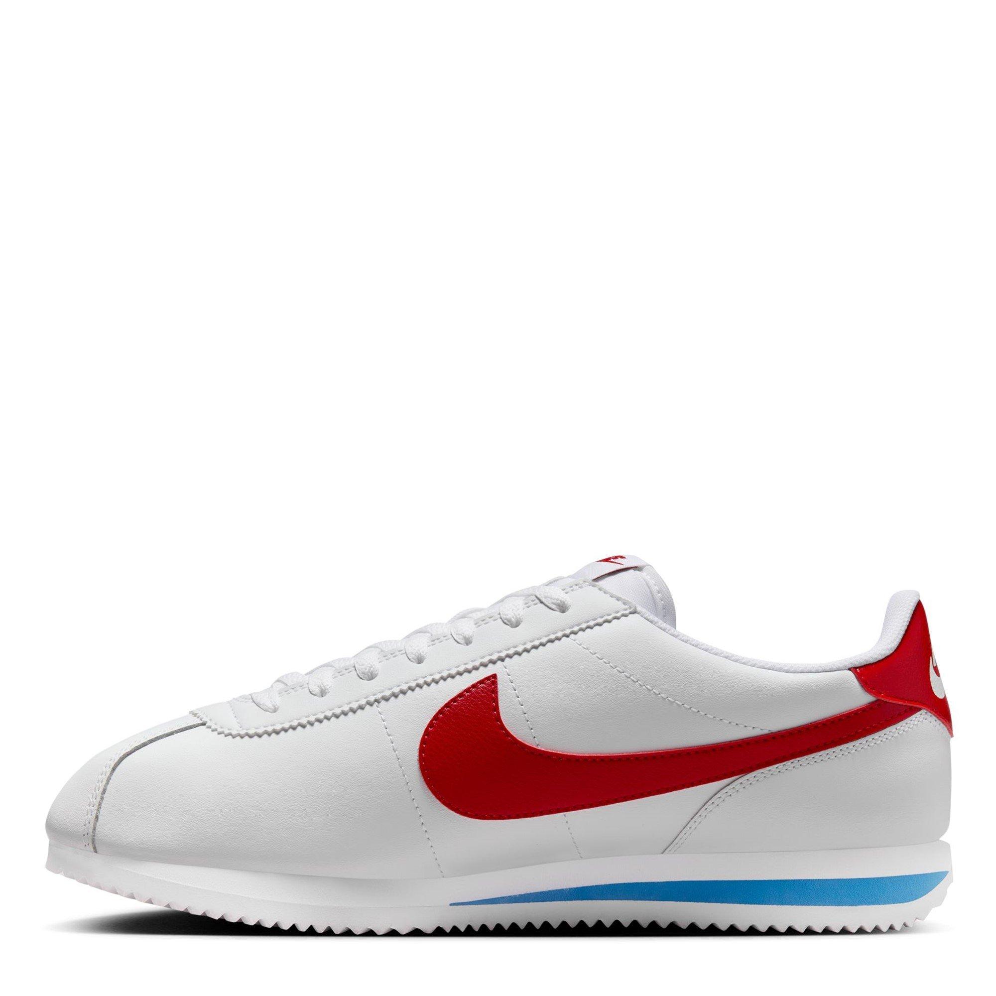 White/Red/Blue - Nike - Cortez Shoes Mens - 2