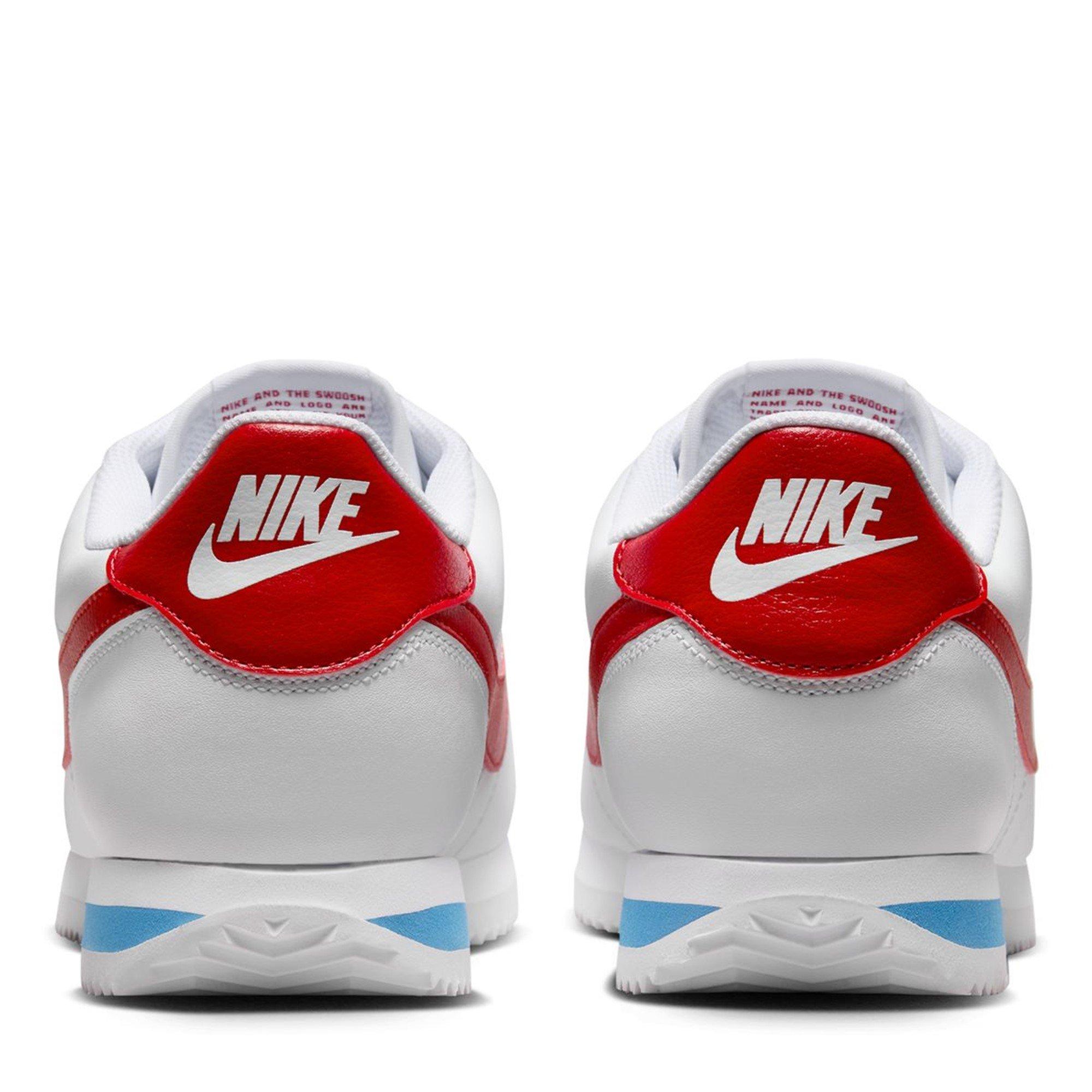 White/Red/Blue - Nike - Cortez Shoes Mens - 4