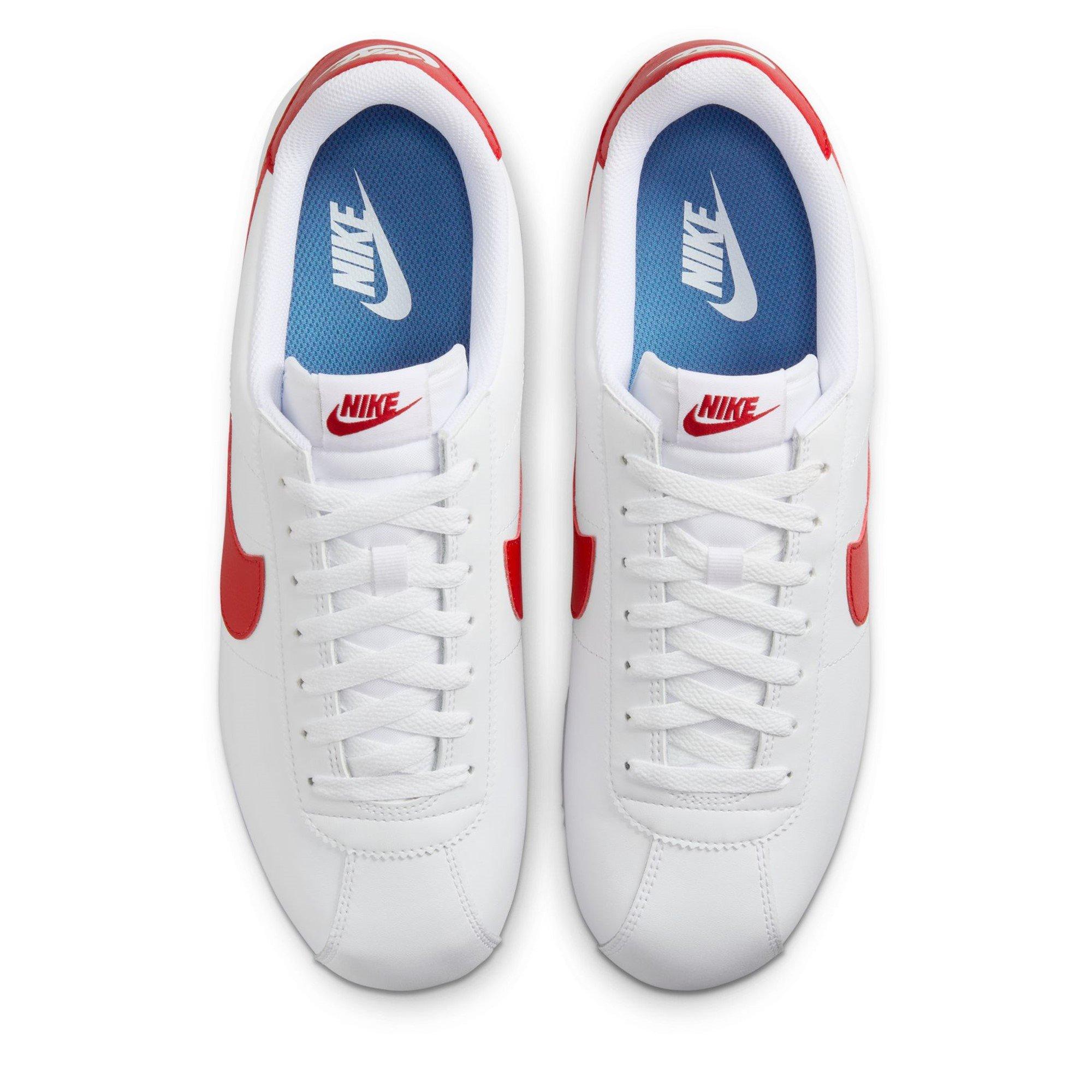White/Red/Blue - Nike - Cortez Shoes Mens - 5
