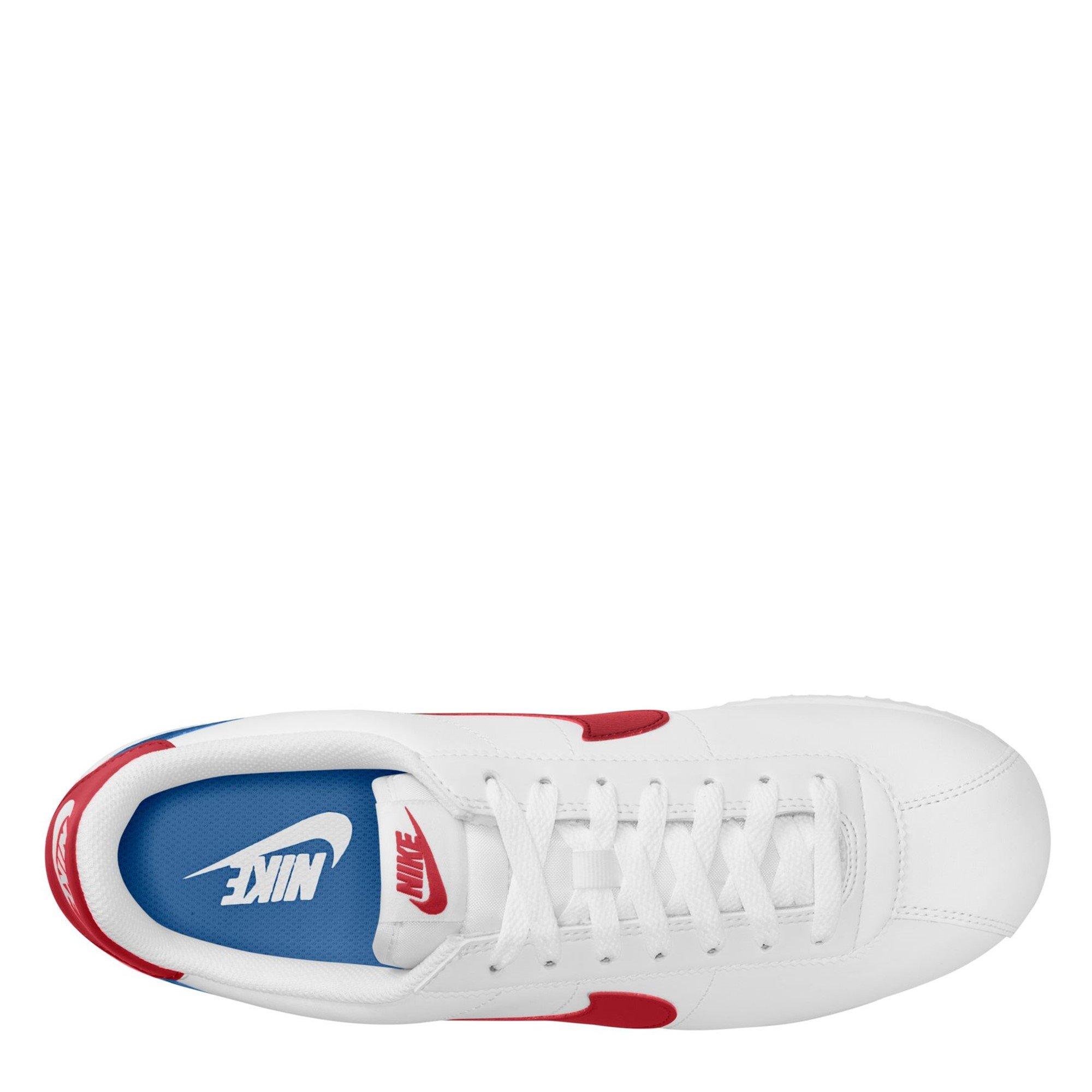 White/Red/Blue - Nike - Cortez Shoes Mens - 9