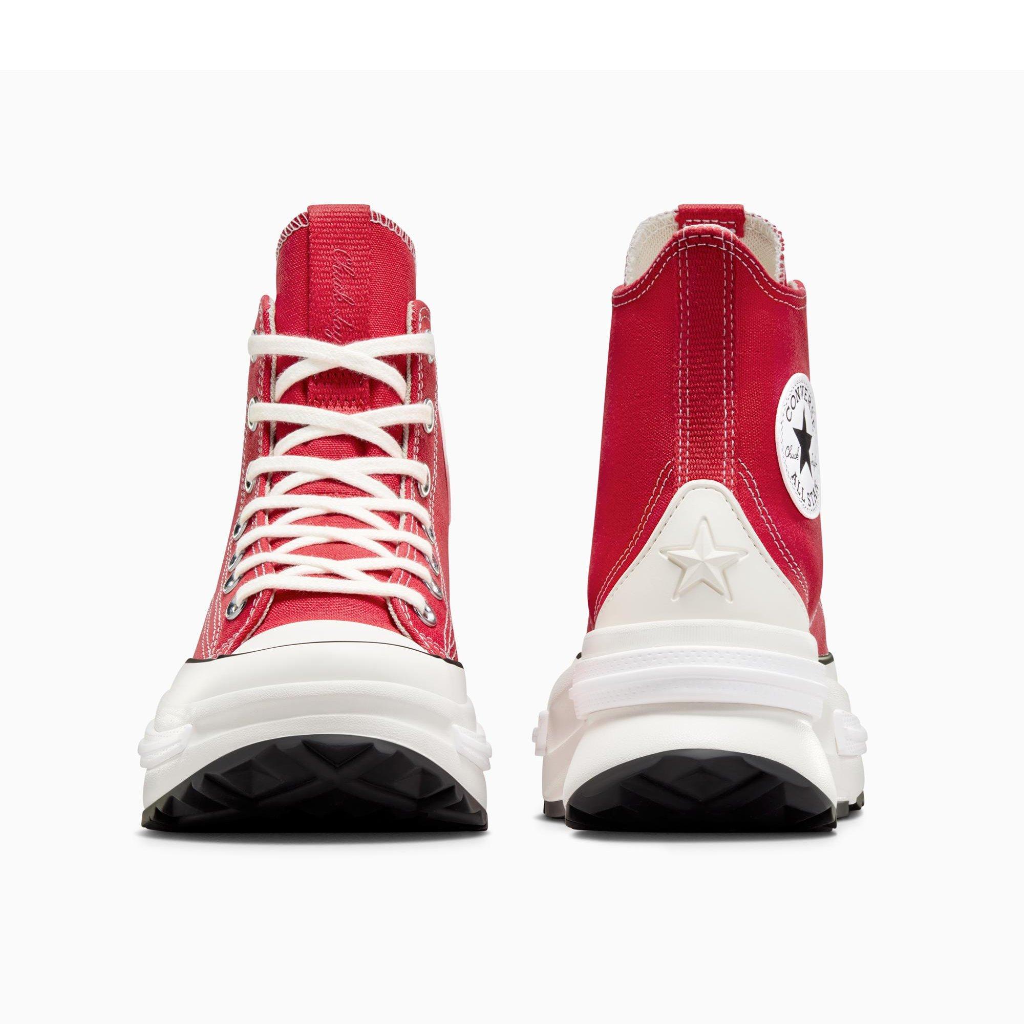 600-Red/Natur - Converse - Unisex Adults Run Star Legacy Platform Trainers - 6