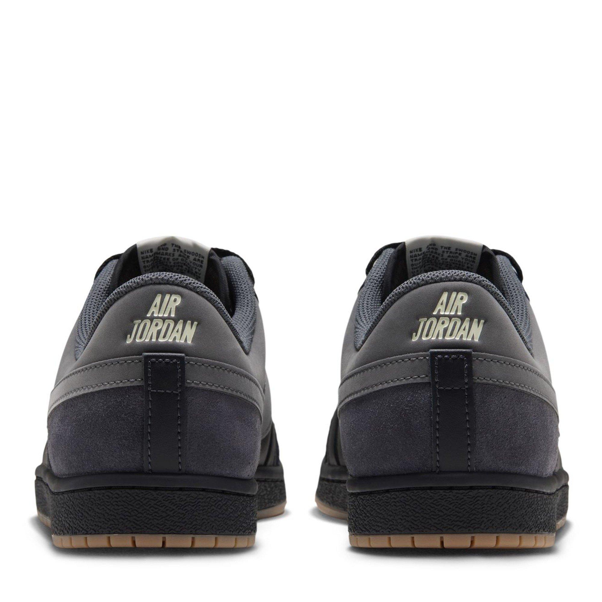 Black/Grey - Air Jordan - Men's Low-Top Trainers - 4